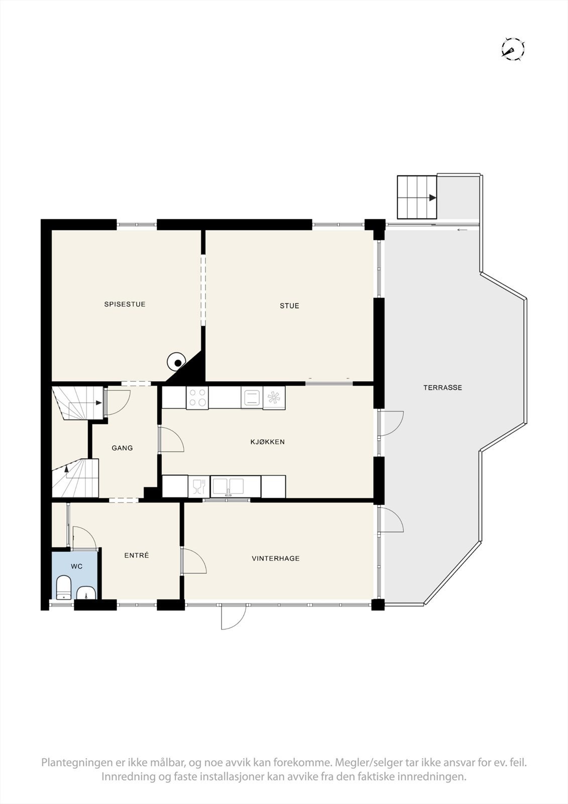 Plantegning 1.etasje Galleribilde