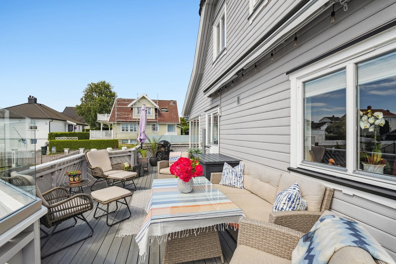 Det er montert markise. Galleribilde