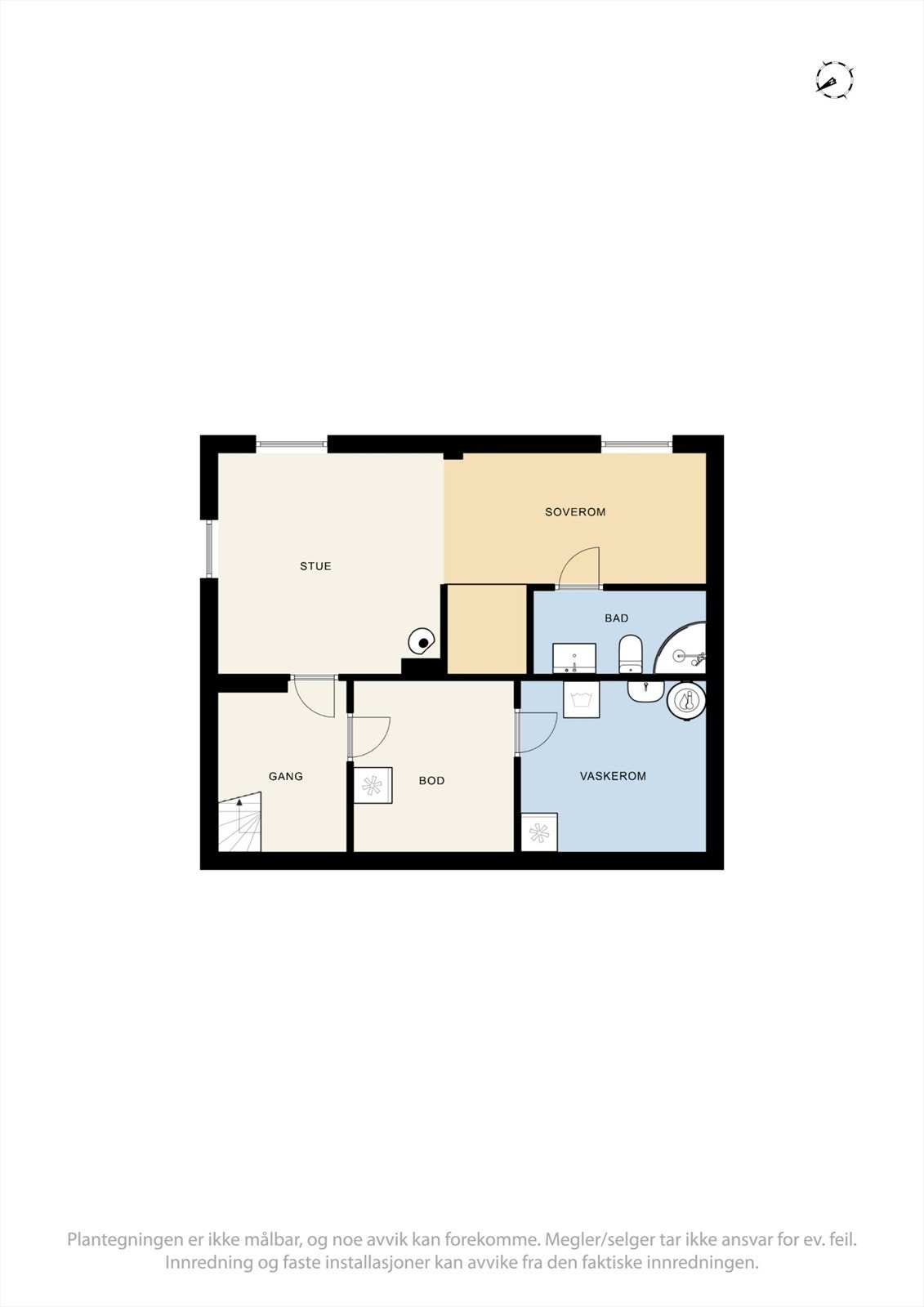 Plantegning kjeller Galleribilde