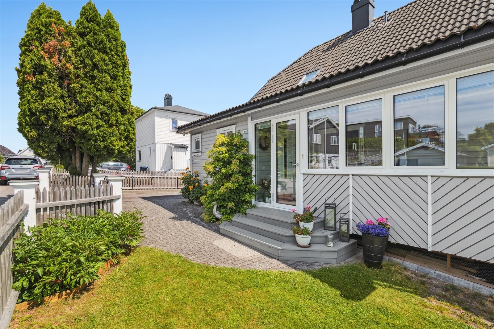 Hyggelig inngangsparti. Galleribilde