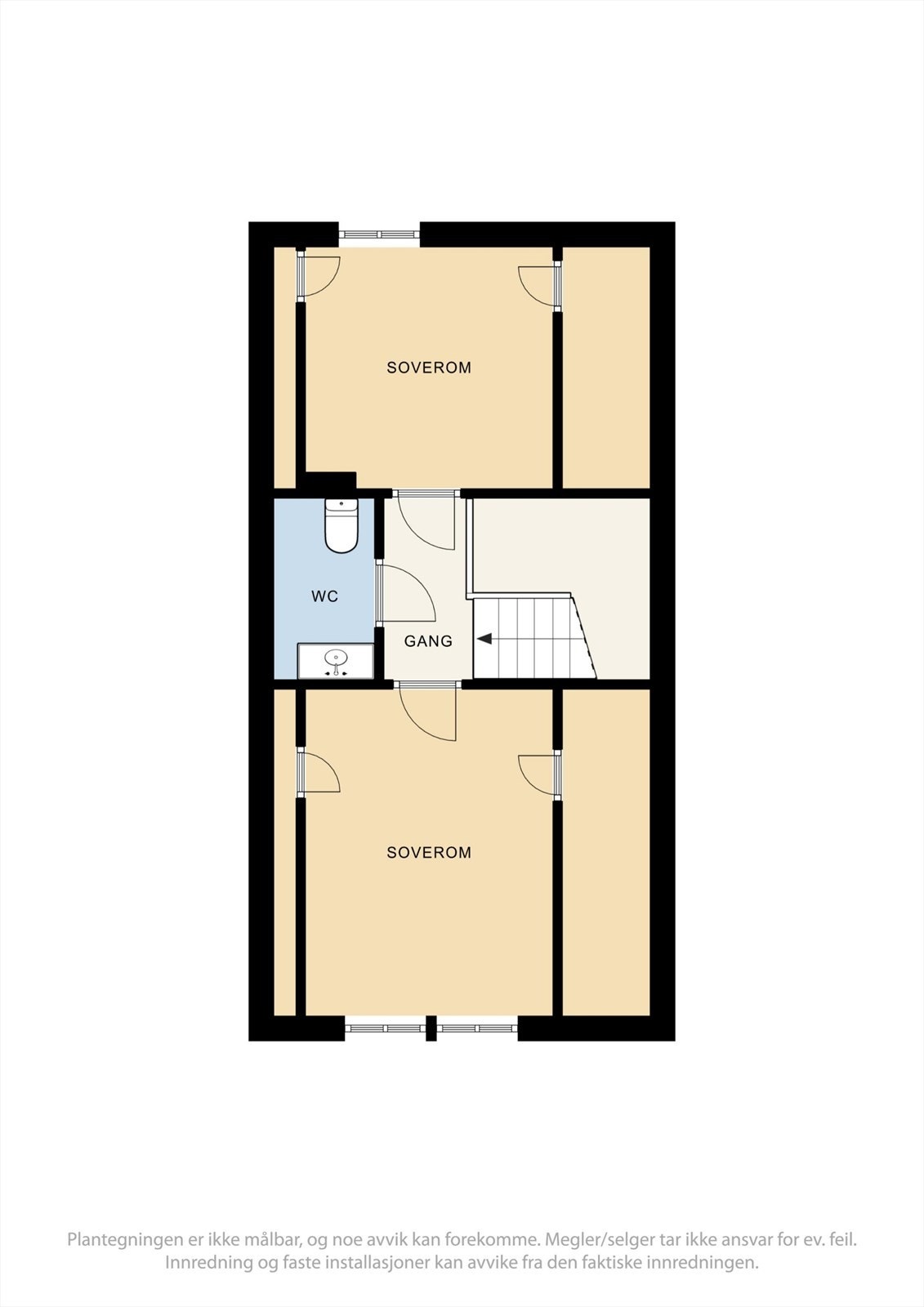 Plantegning 3. etasje Galleribilde