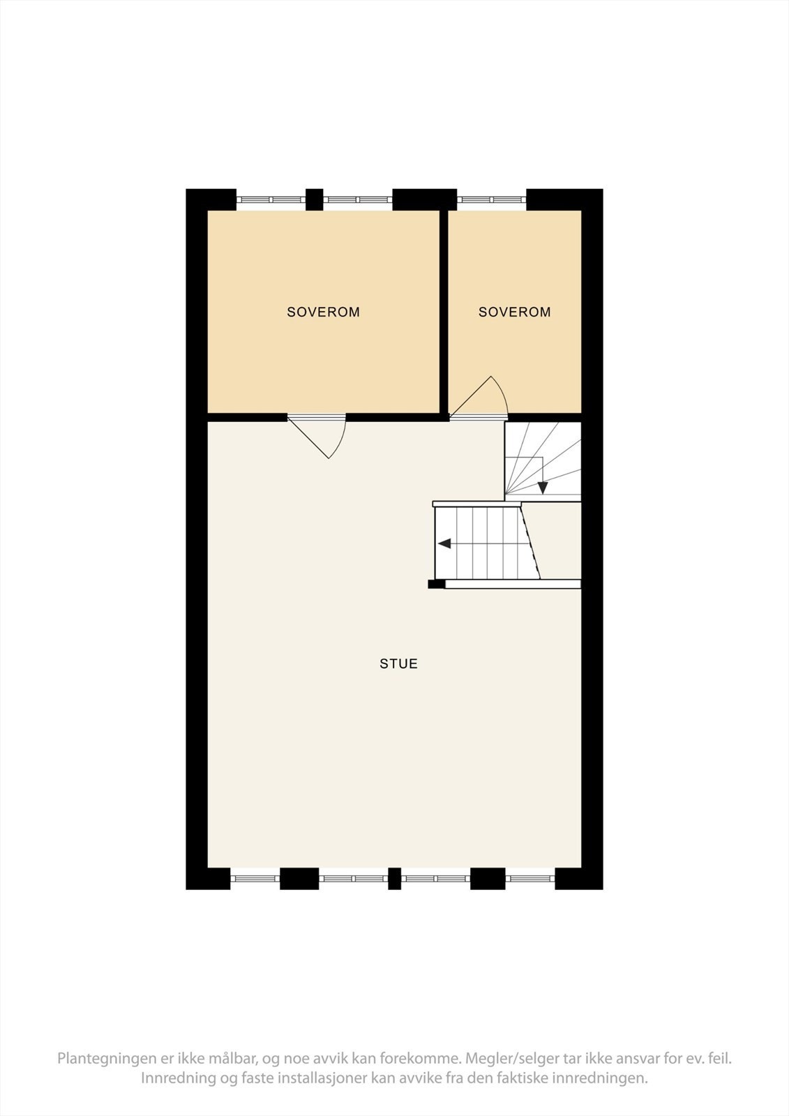 Plantegning 2. etasje Galleribilde