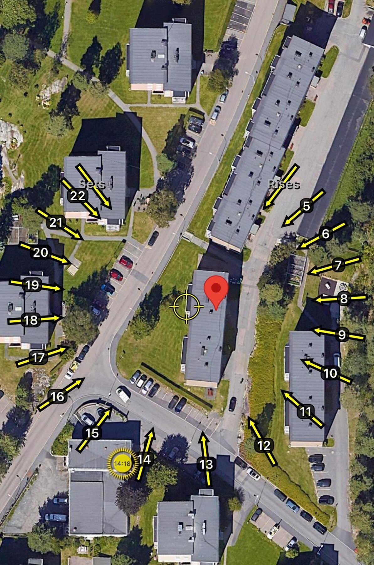 Den vestvendte beliggenheten sørger for meget gode solforhold på balkongen. Galleribilde