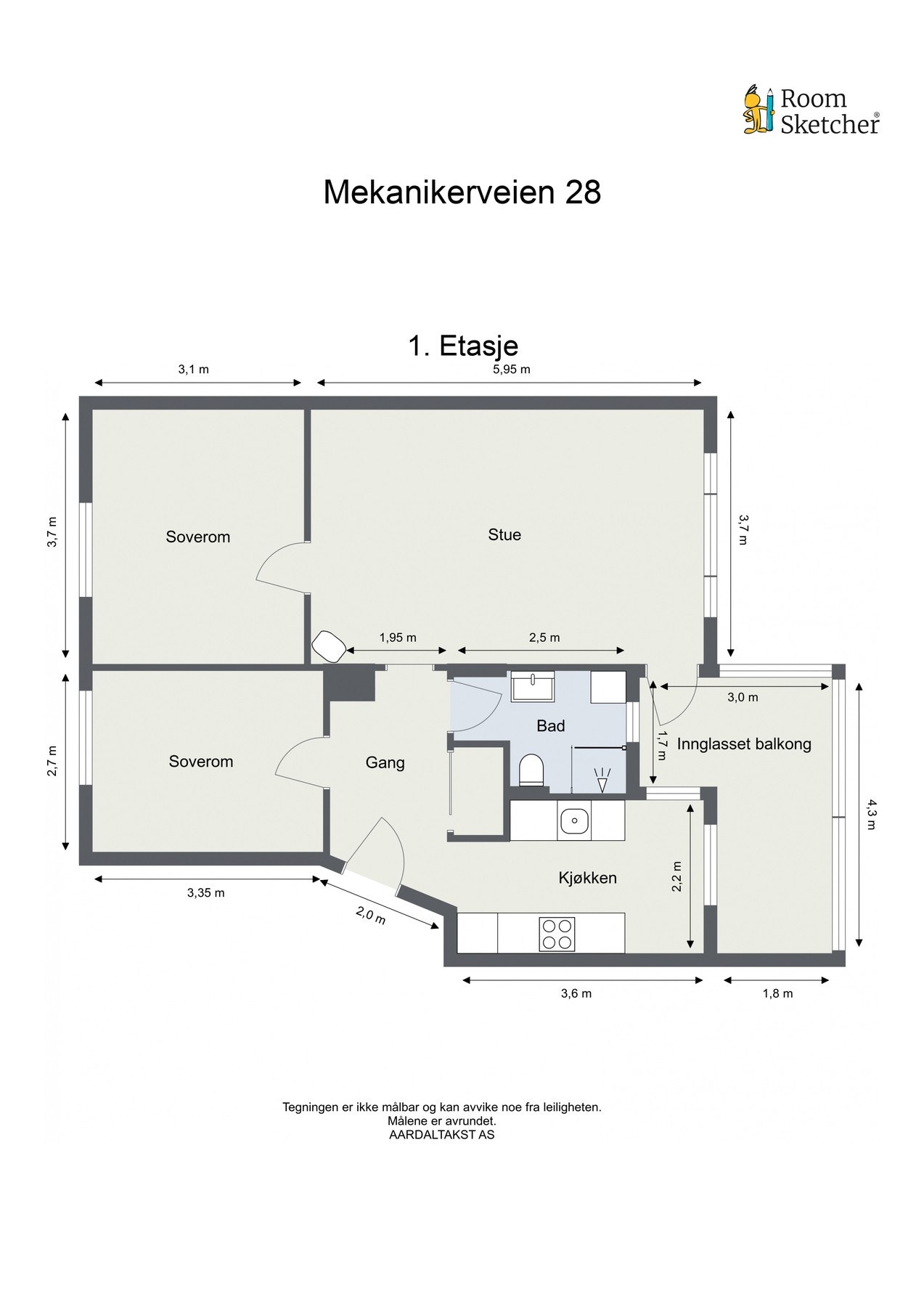 Planskisse. Galleribilde