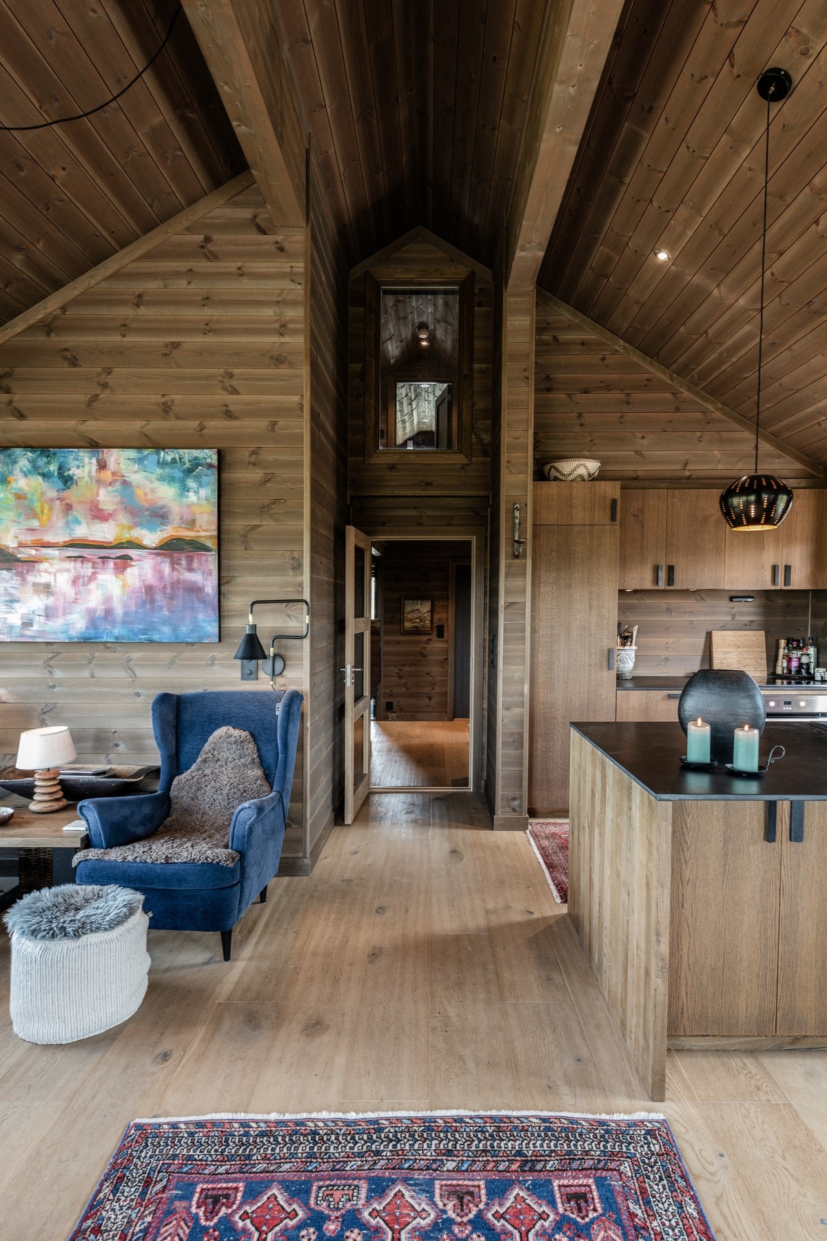 Takhøyden gi hytten særpreg Galleribilde