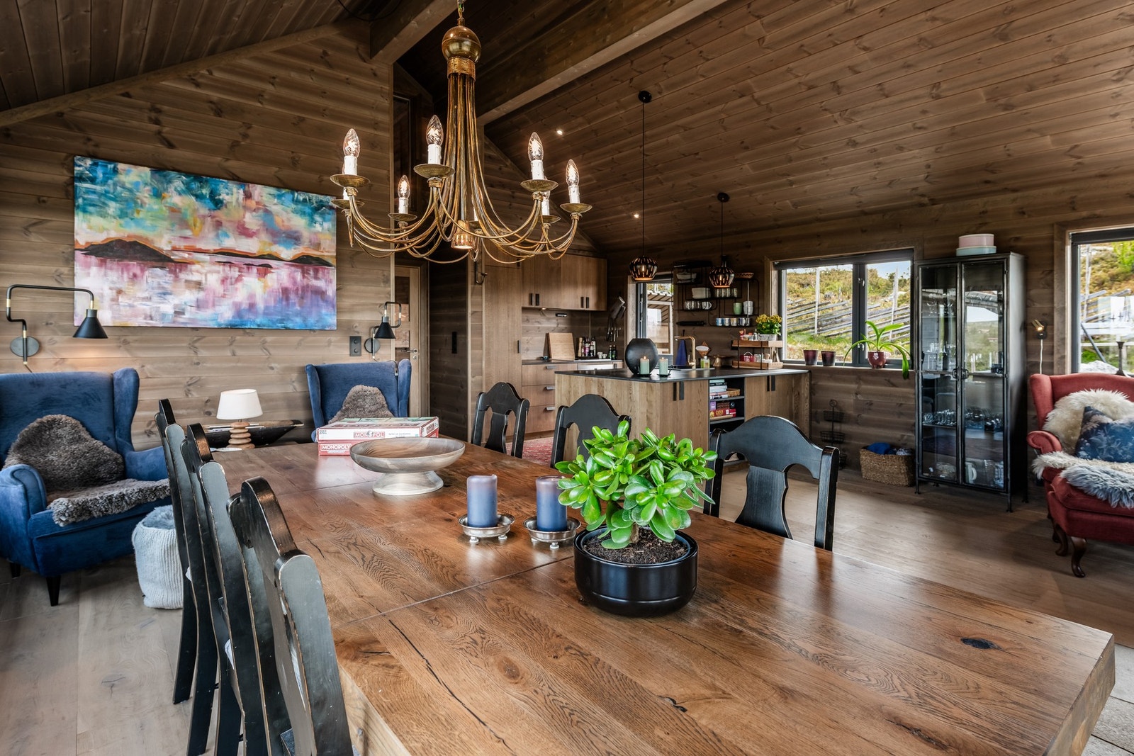 Langsom morgen med kaffekopp og utsikt Galleribilde