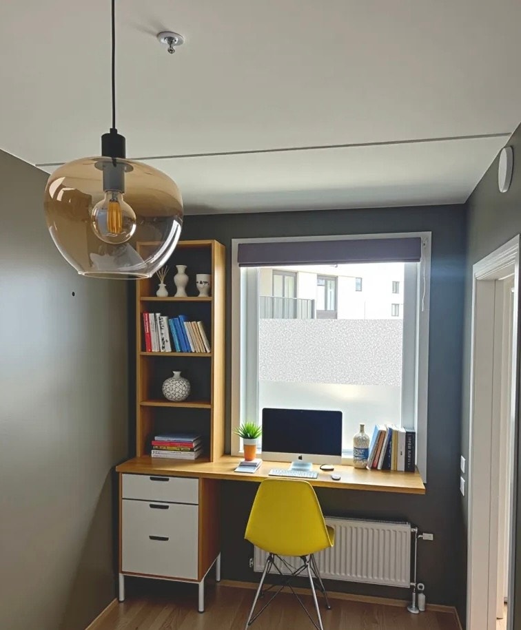 Soverom (AI generert møblering) Galleribilde