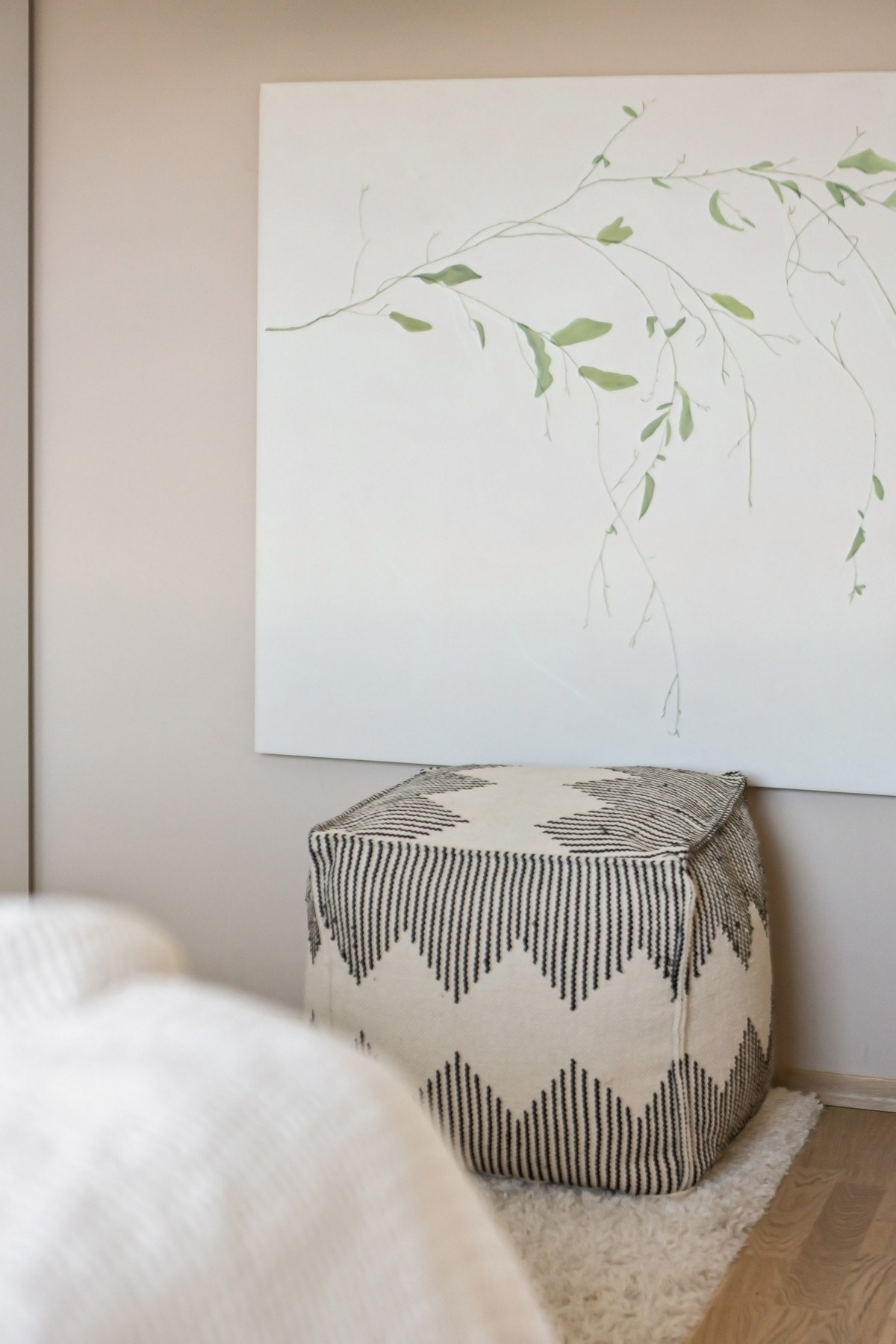 Soverommet byr på en lys og behagelig fargepalett. Galleribilde