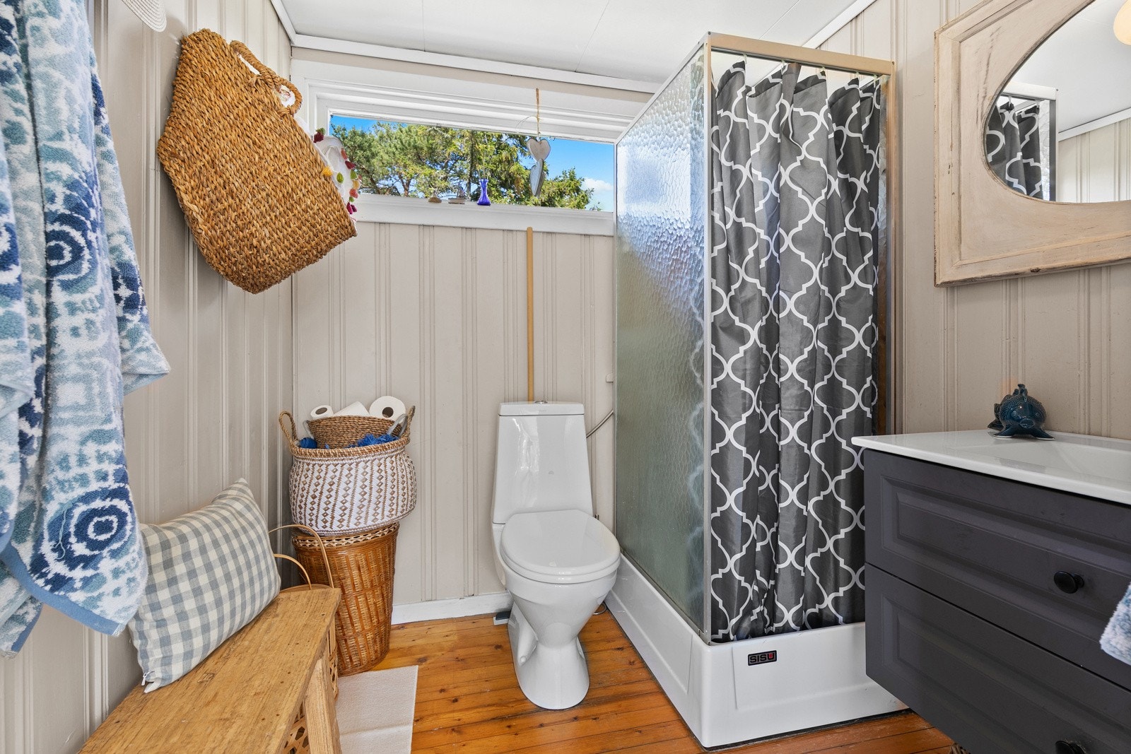 Praktisk hyttebad Galleribilde