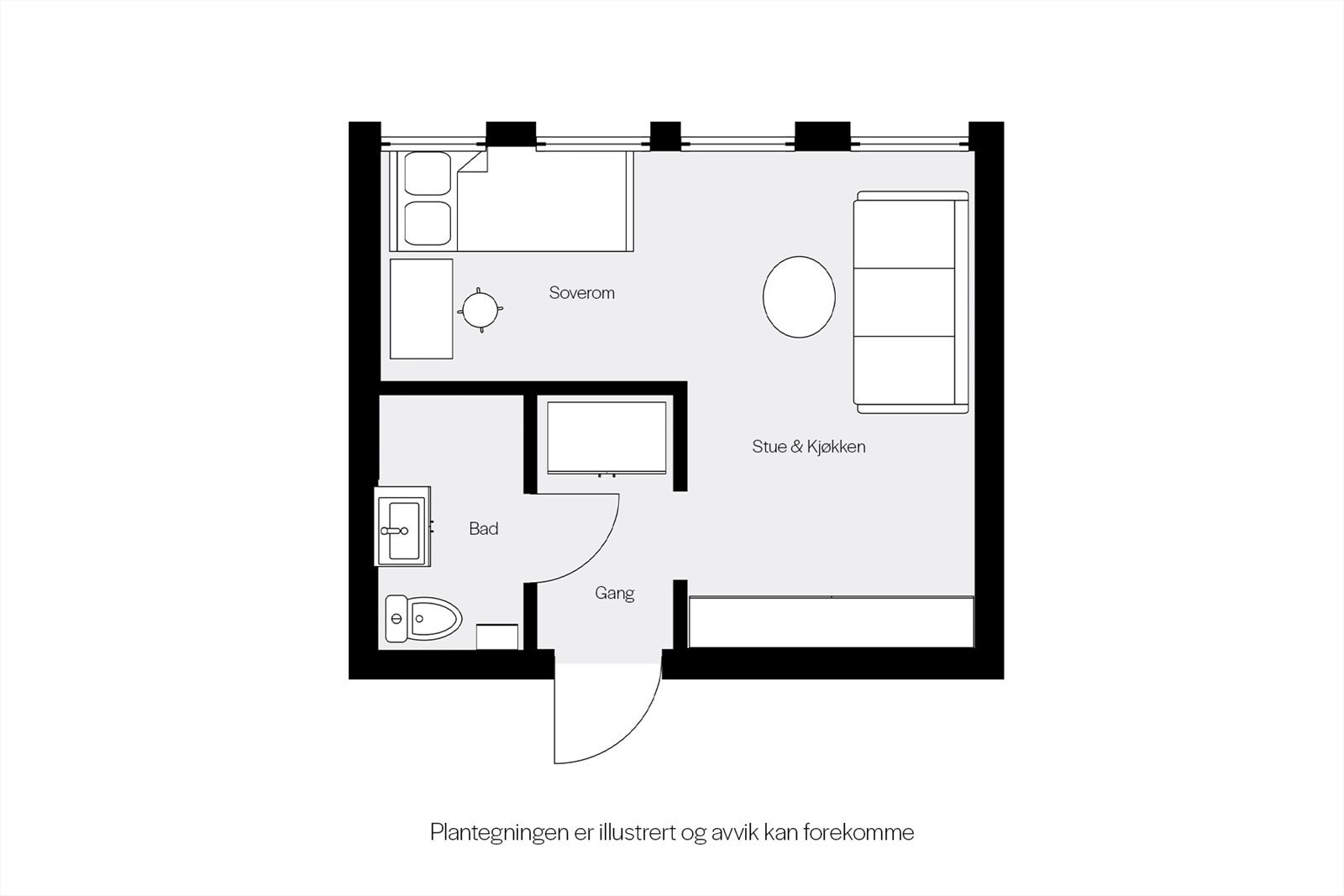 Plantegning. Galleribilde