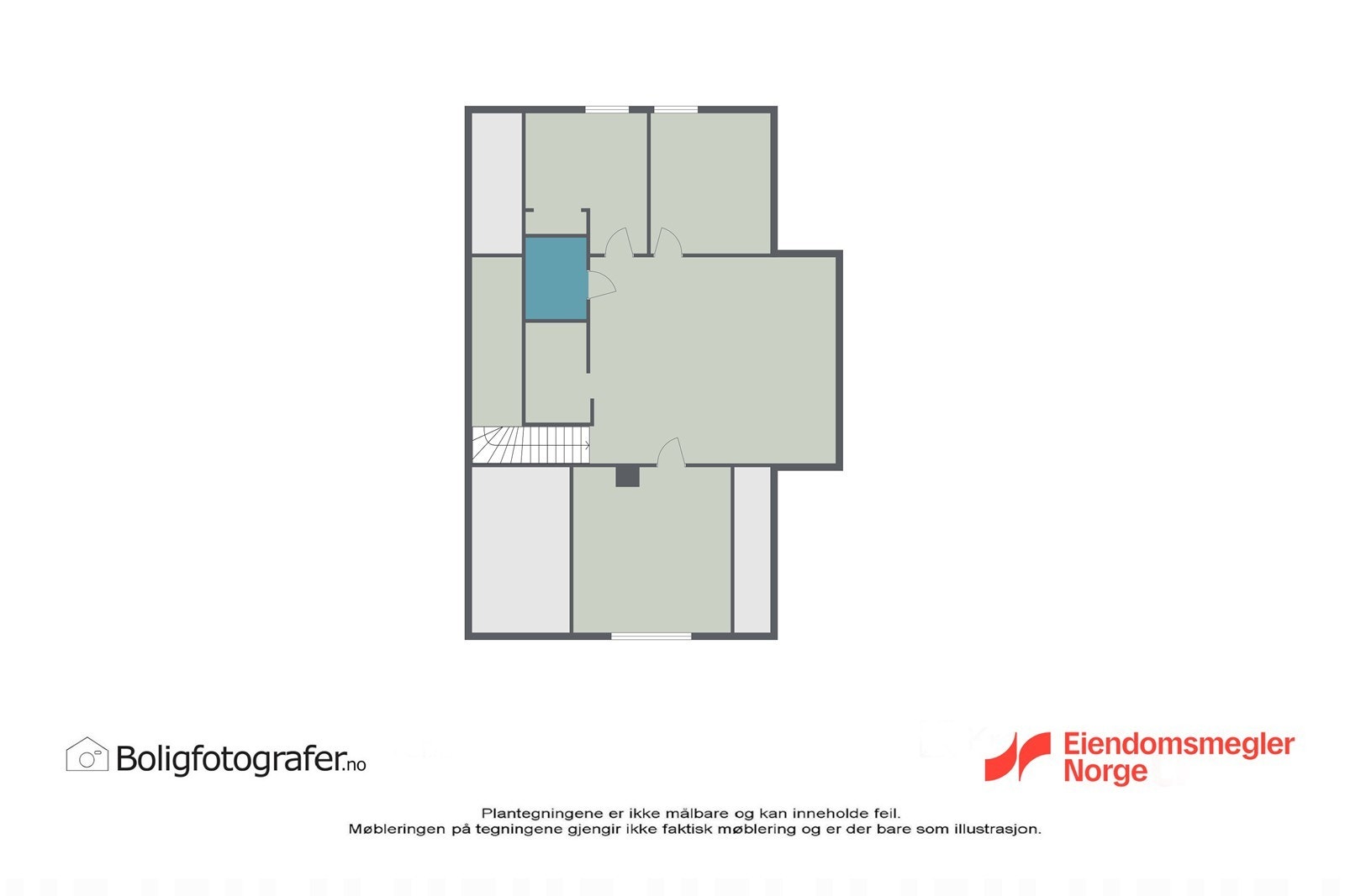 Plantegning loft Galleribilde
