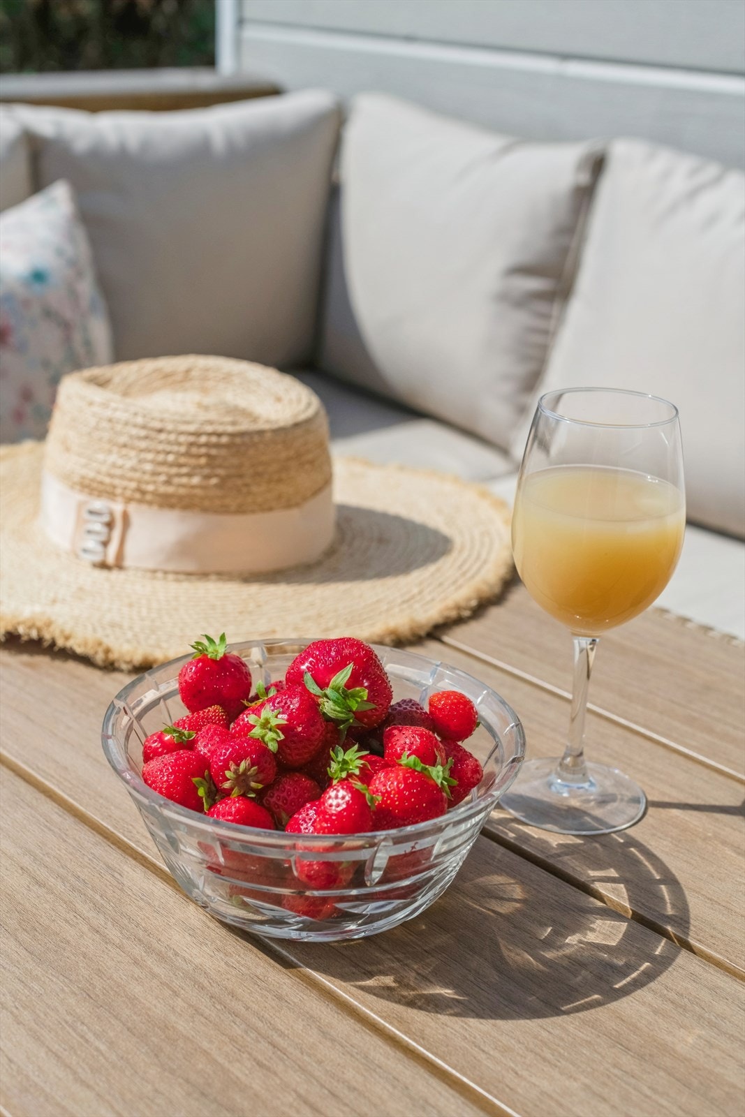 Sommerstemning på terrassen Galleribilde