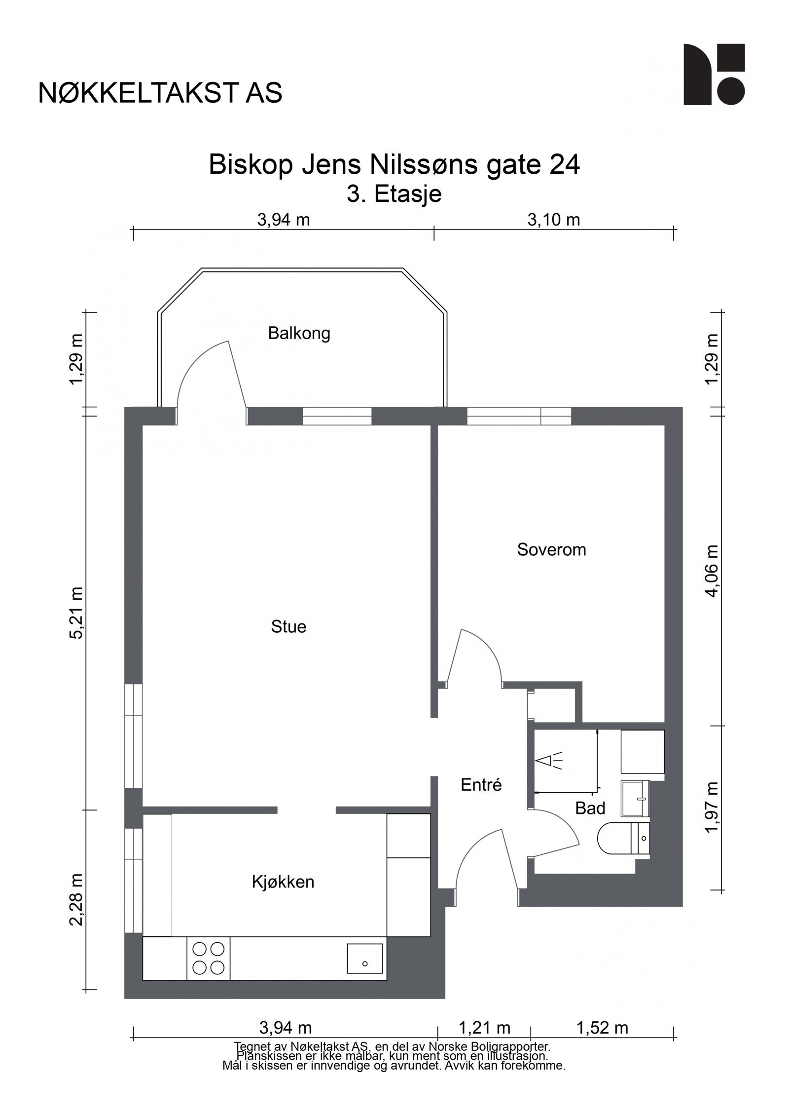 Plantegning Galleribilde