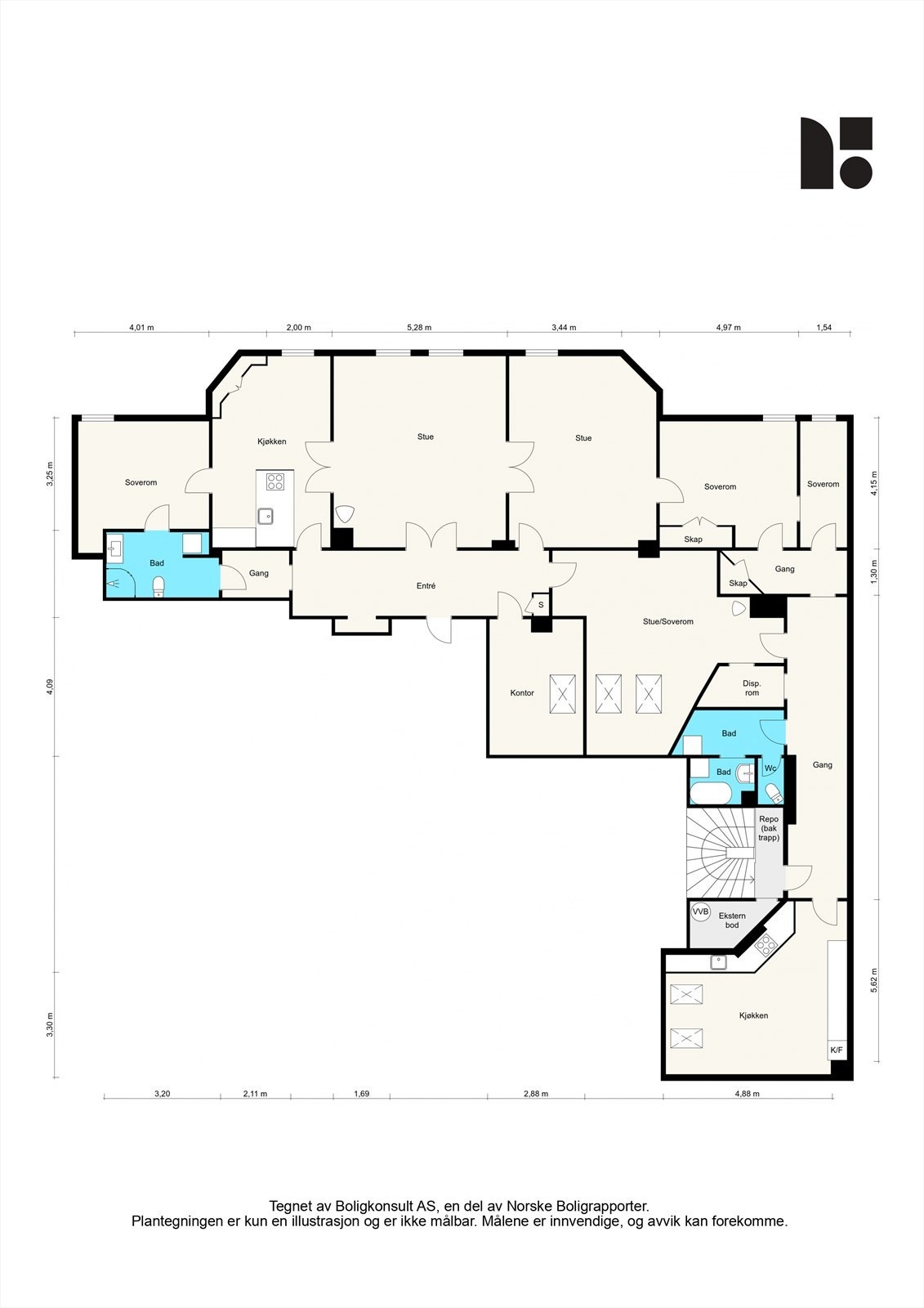 Plantegning Galleribilde