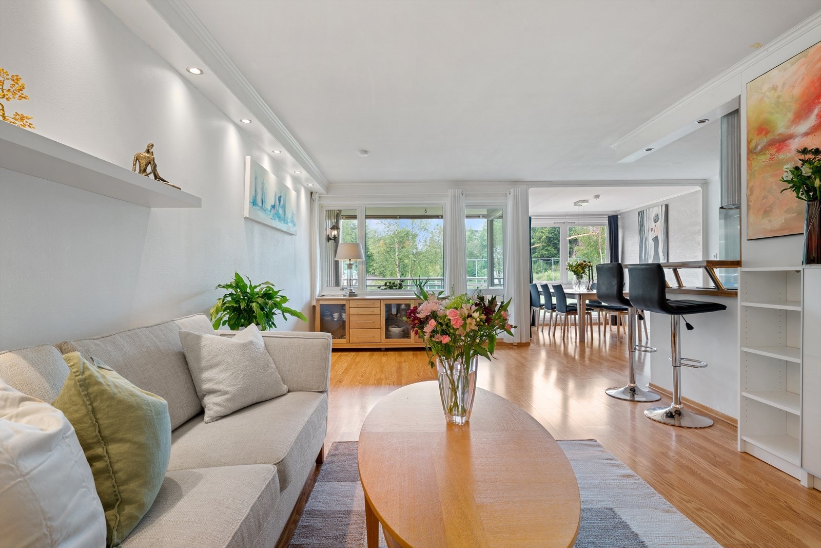 - En flott 3-roms beliggende i et svært attraktivt borettslag like ved Oasen, buss og bybane - Galleribilde