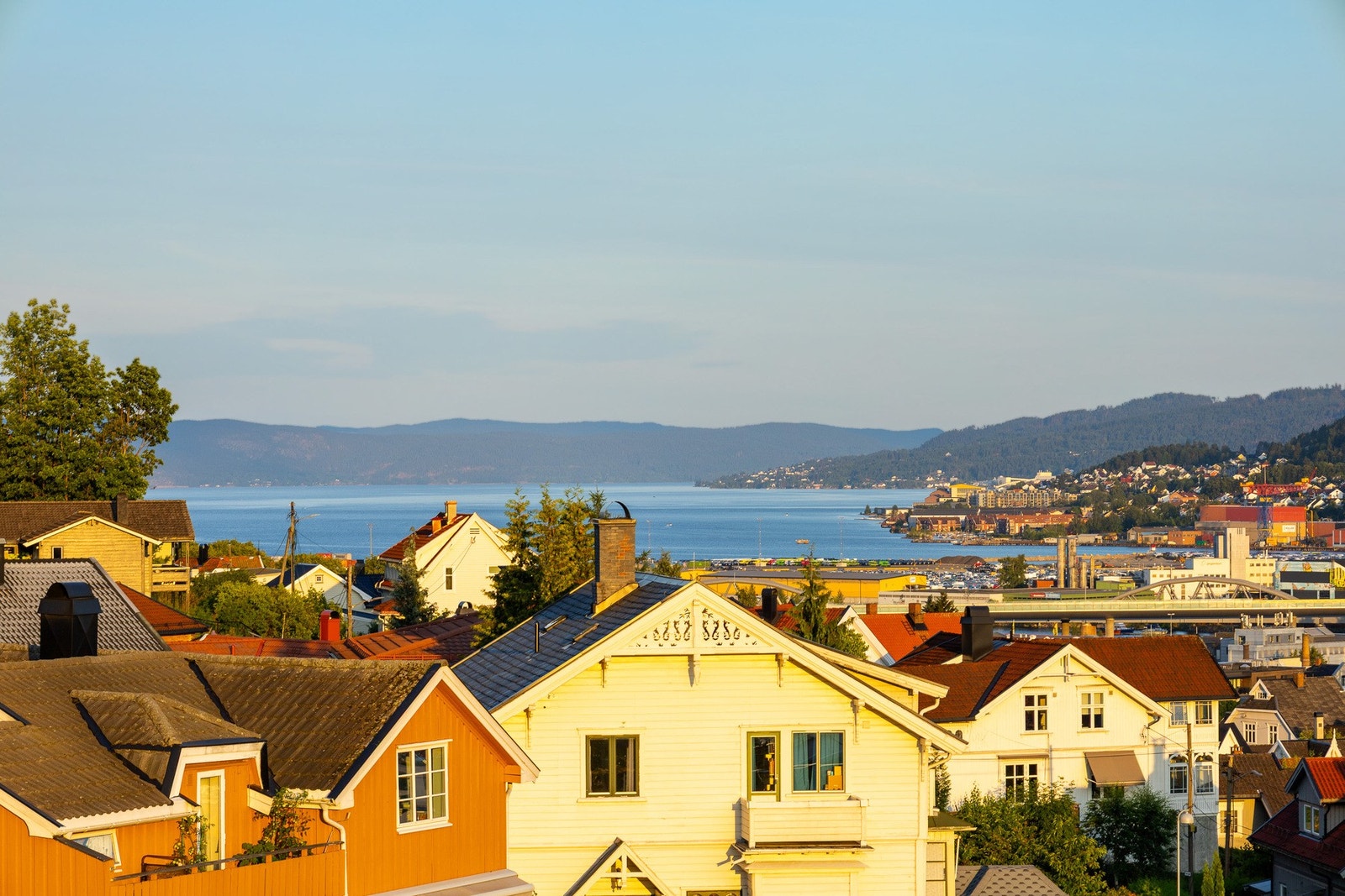 Flott utsikt mot Drammensfjorden. Galleribilde