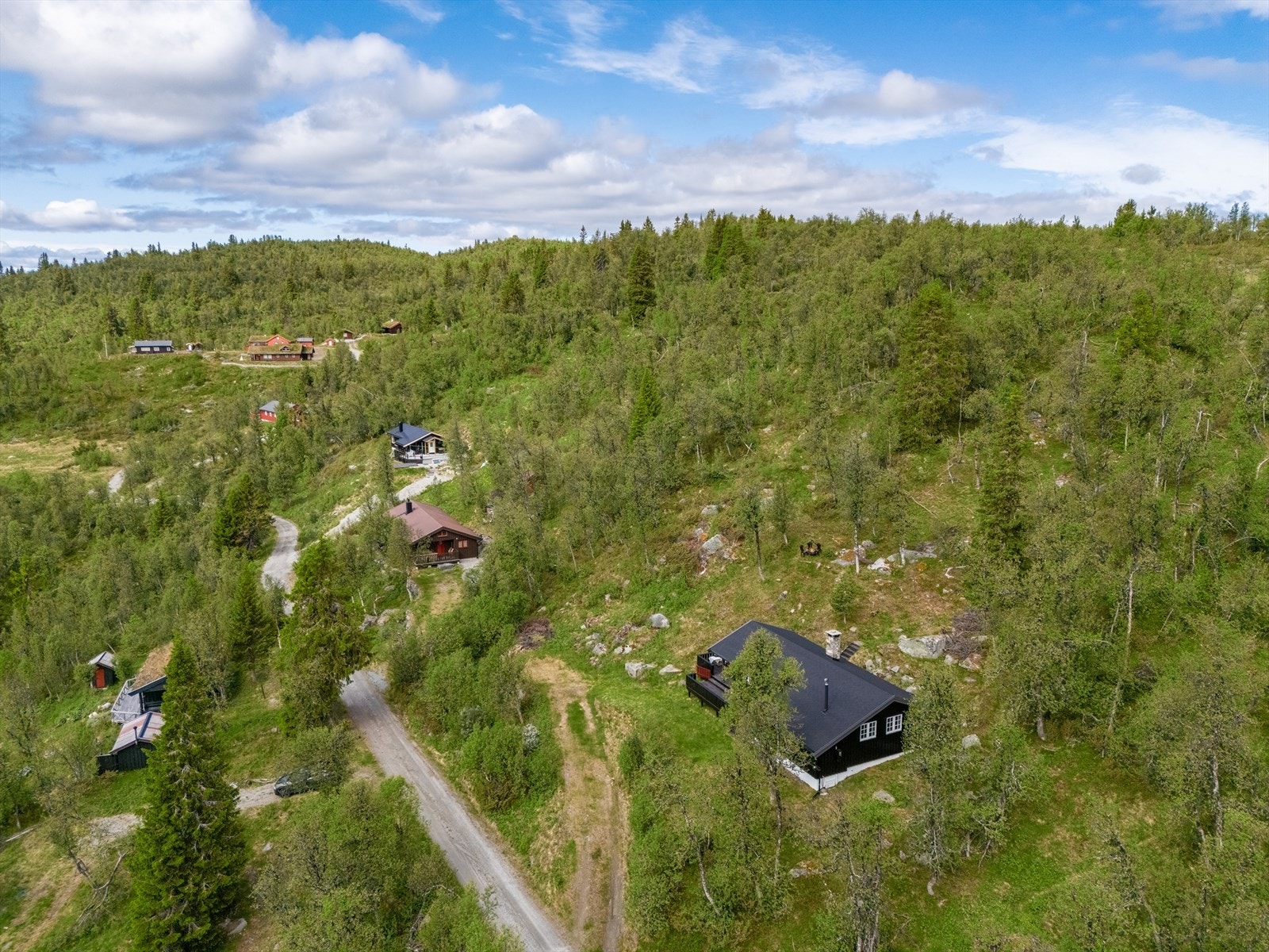 150-250 meter til nærmeste skiløype. Galleribilde