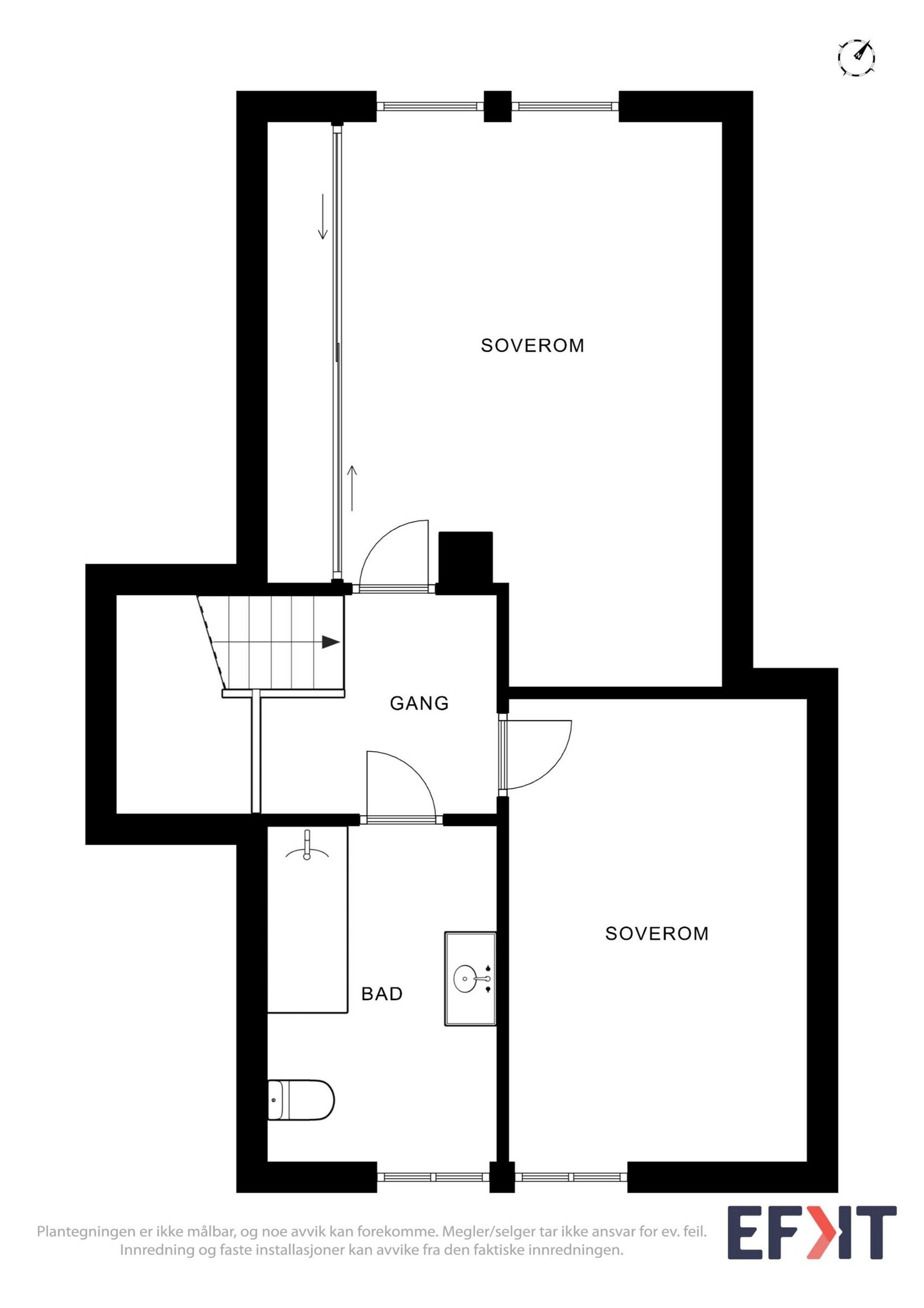 Plantegning 2. etasje. Galleribilde
