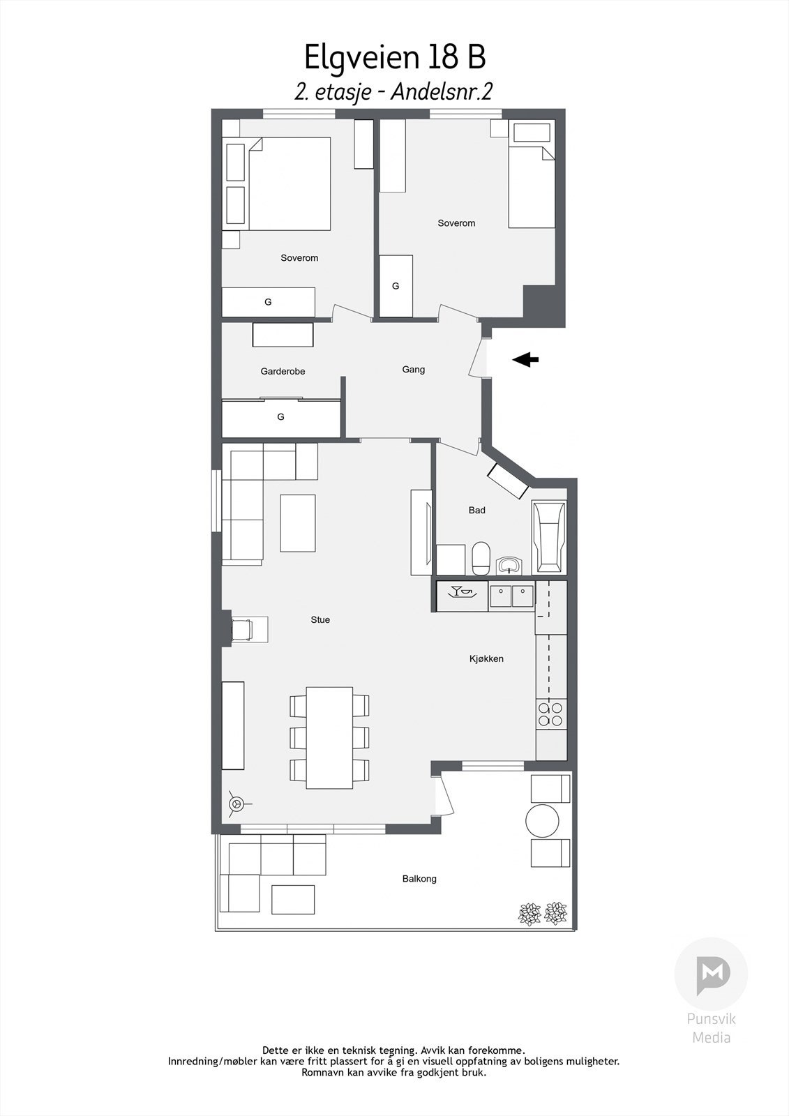 Plantegning Galleribilde