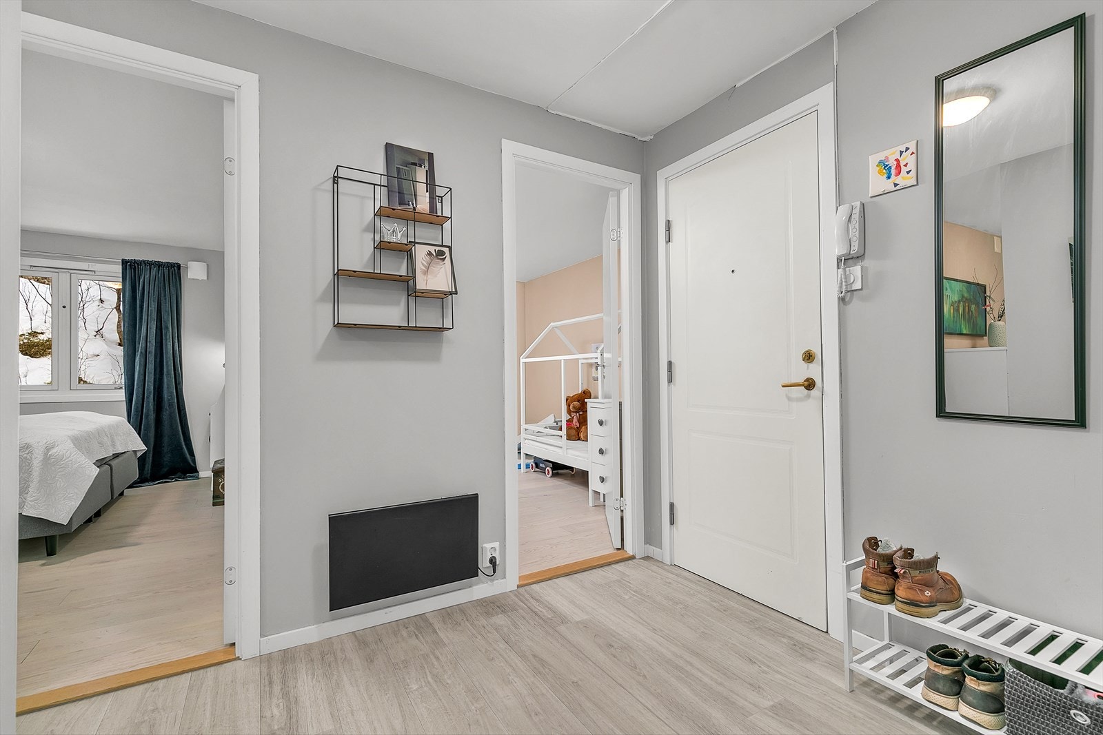 Leiligheten har to soverom Galleribilde