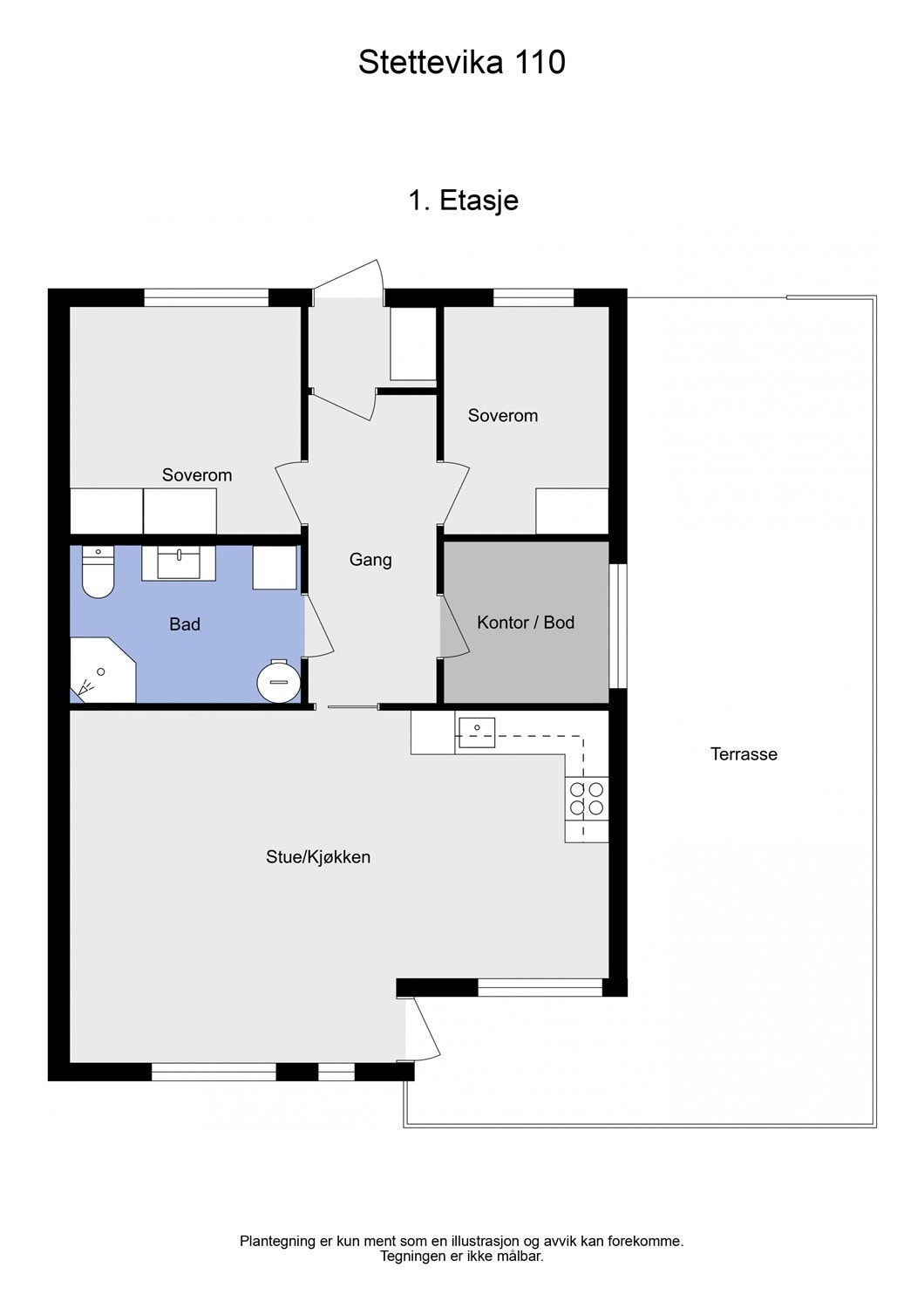 Plantegning - 2D Galleribilde