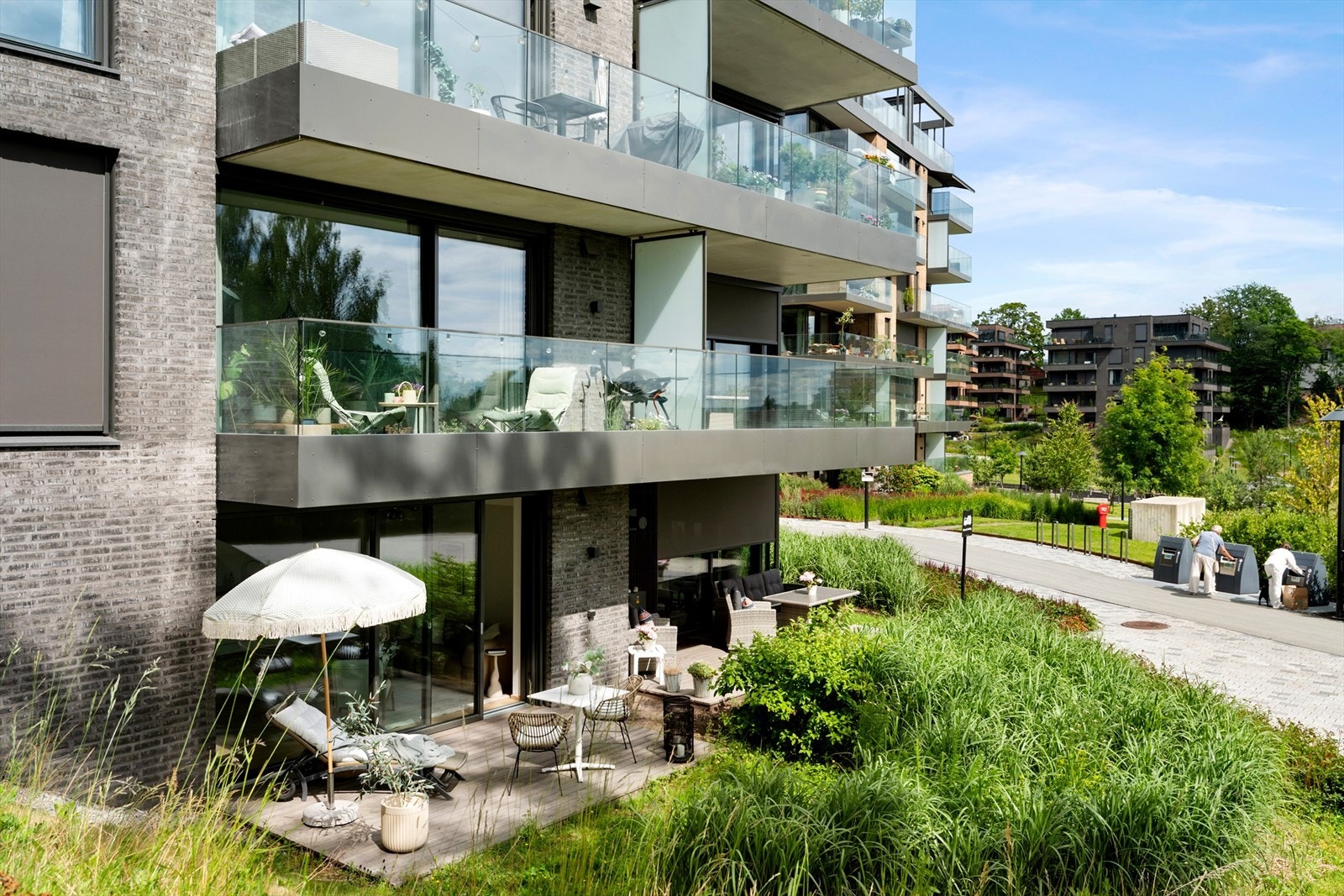 Rolig og tilbaketrukket i et av Lilleakers mest ettertraktede prosjekter, samtidig sentralt Galleribilde