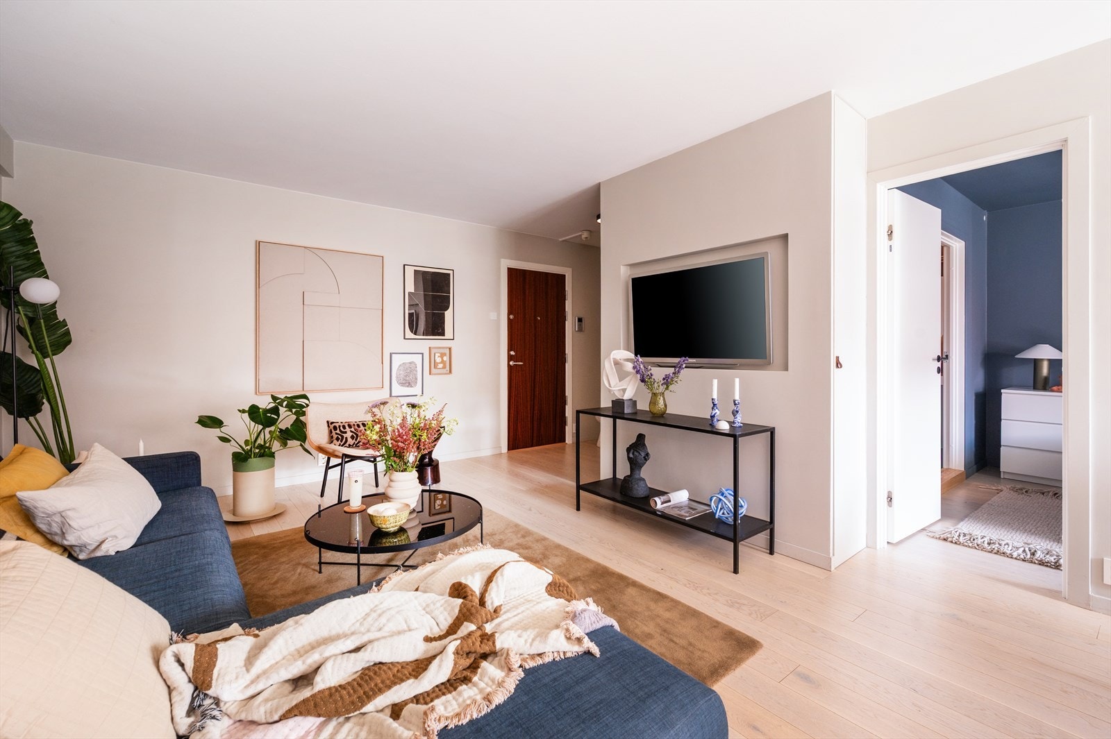 Leiligheten har en god planløsning som gir flere innredningsmuligheter. Galleribilde