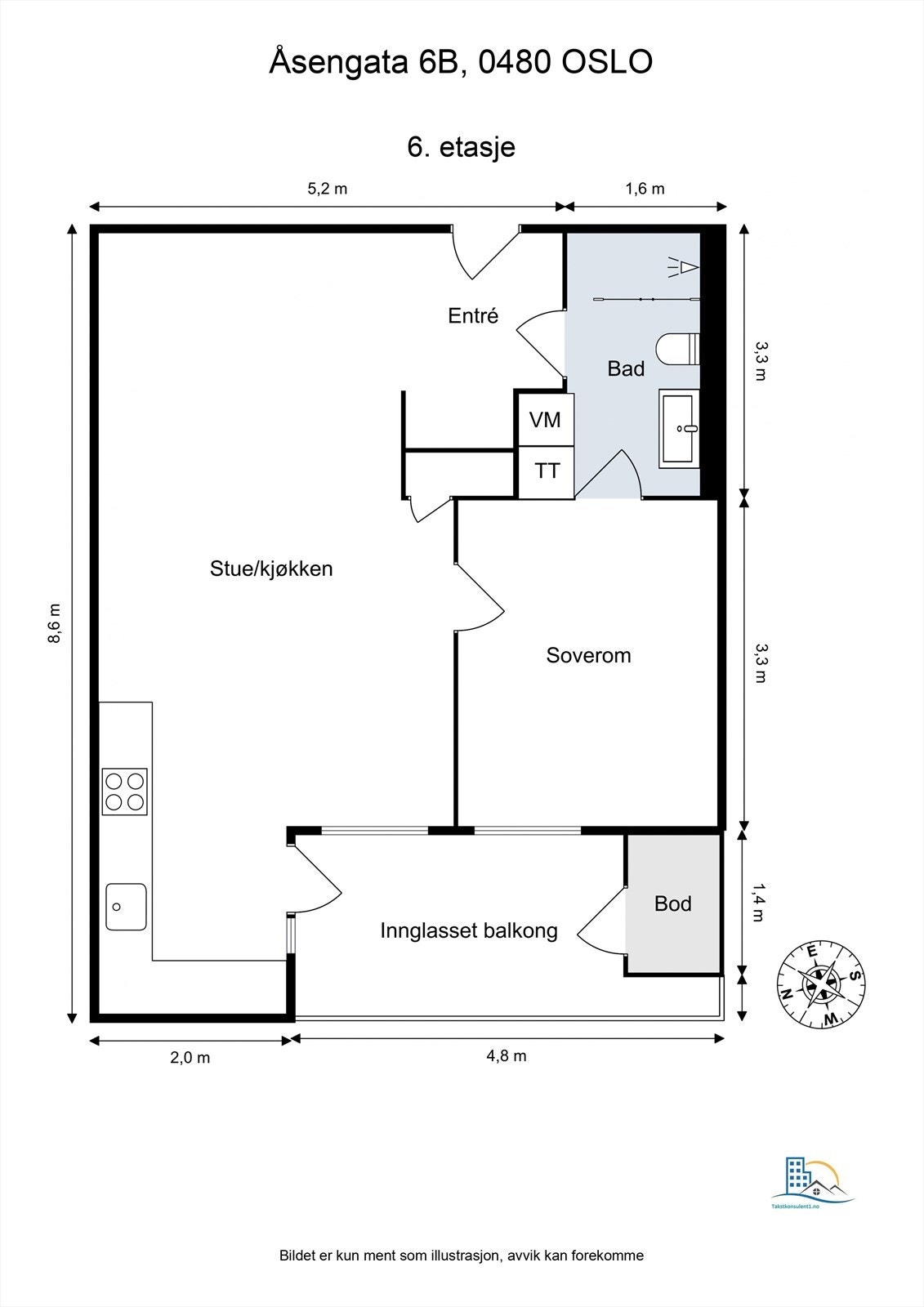 Plantegning Galleribilde