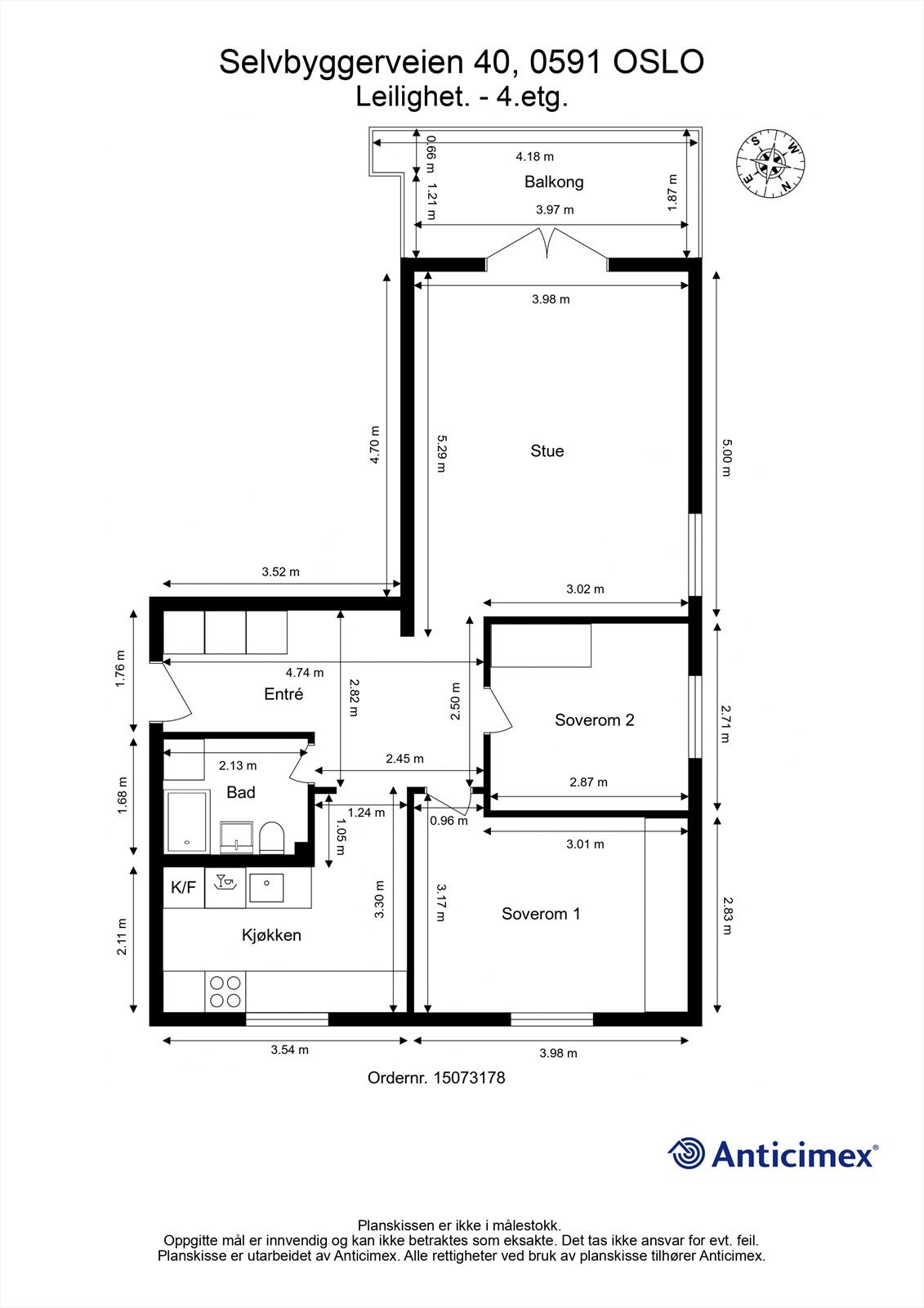 Plantegning Galleribilde