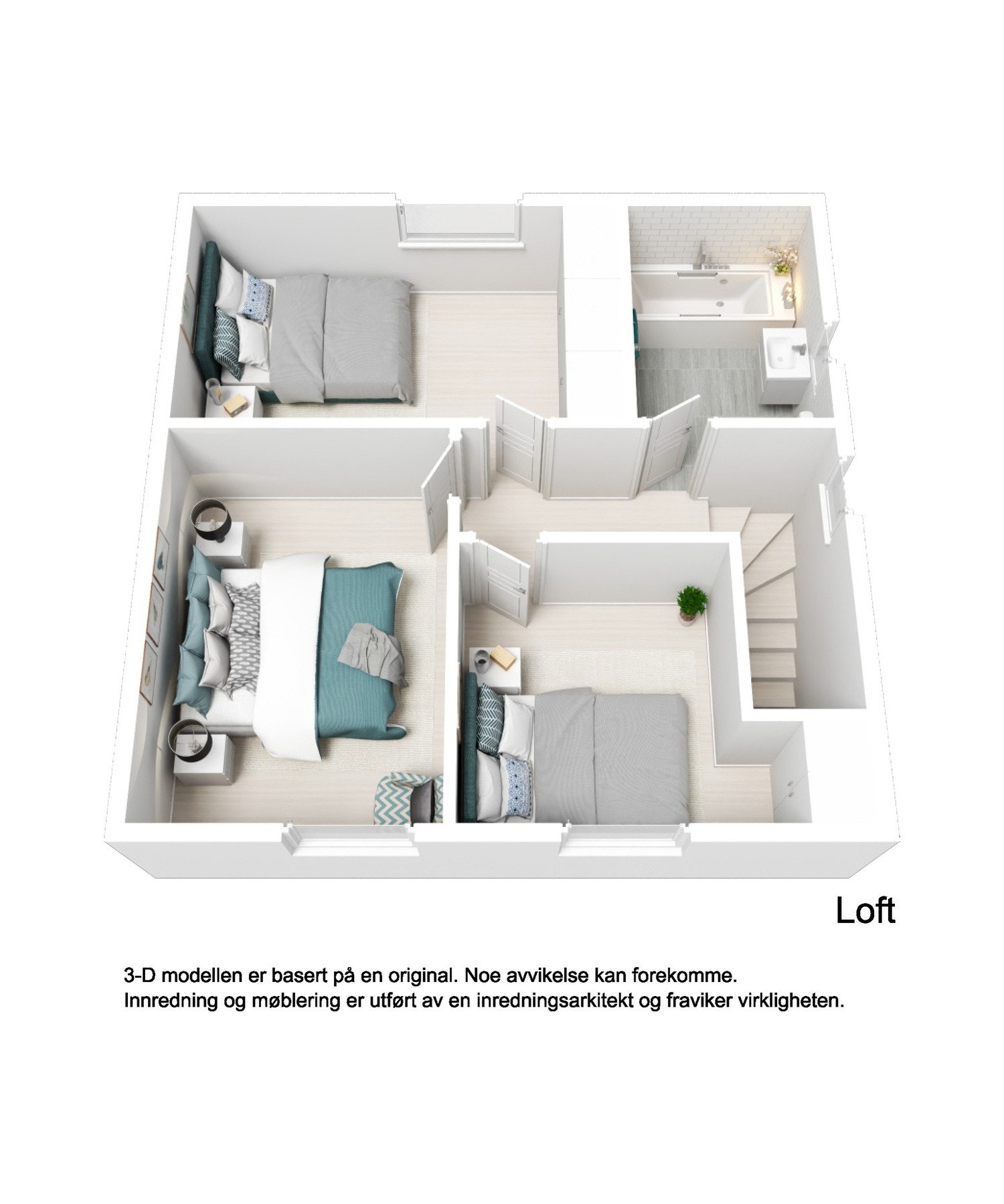 Loftetasje Galleribilde