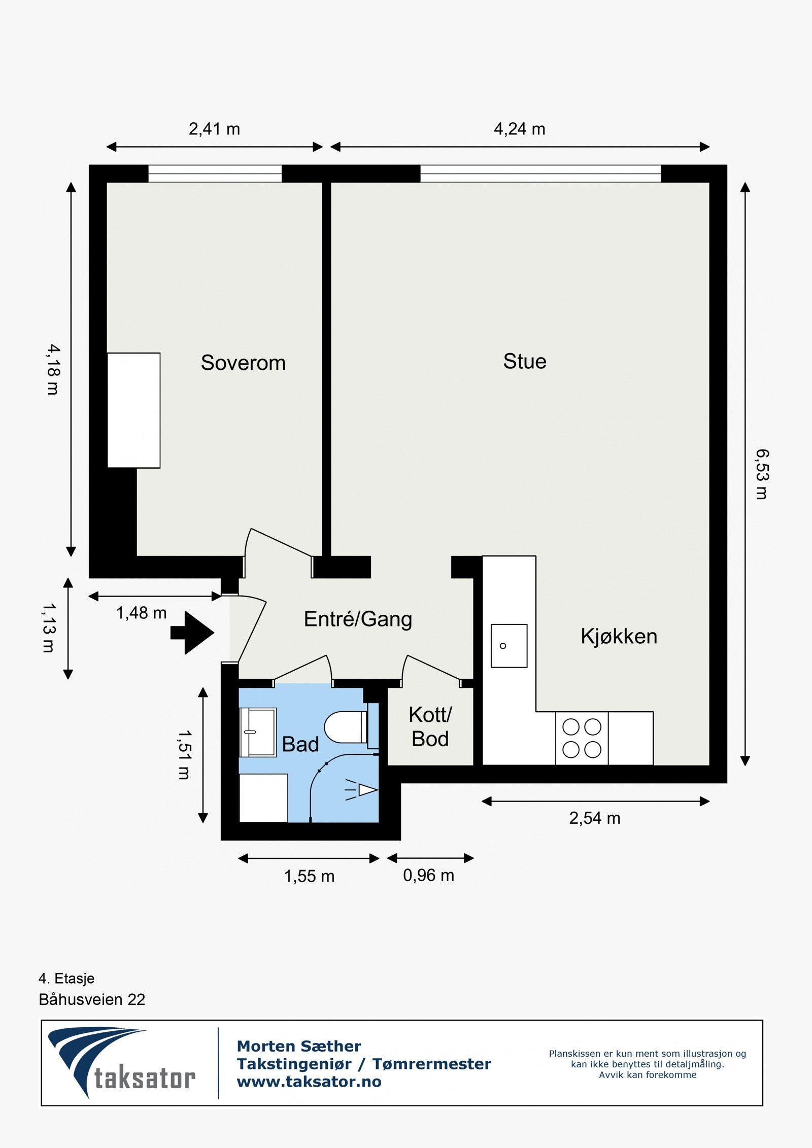 Plantegning Galleribilde