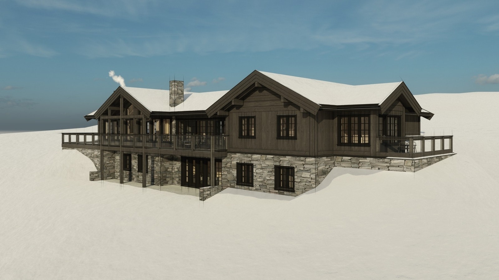 Godkjente tegninger av arkitekt Svein Gundersen Galleribilde