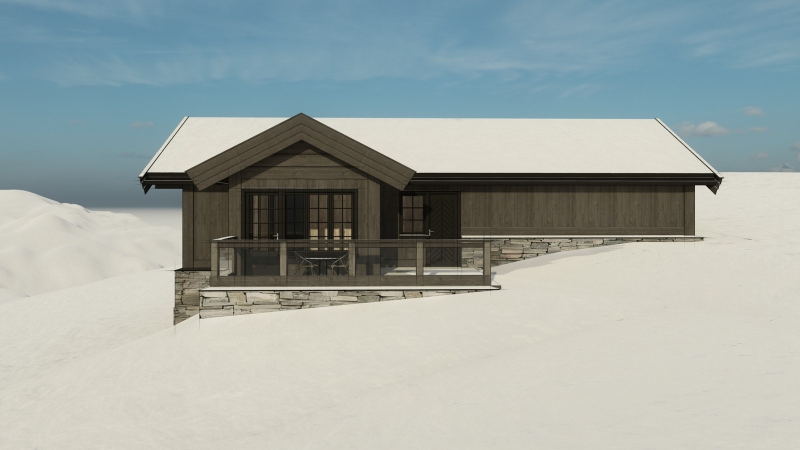 Godkjente tegninger av arkitekt Svein Gundersen Galleribilde