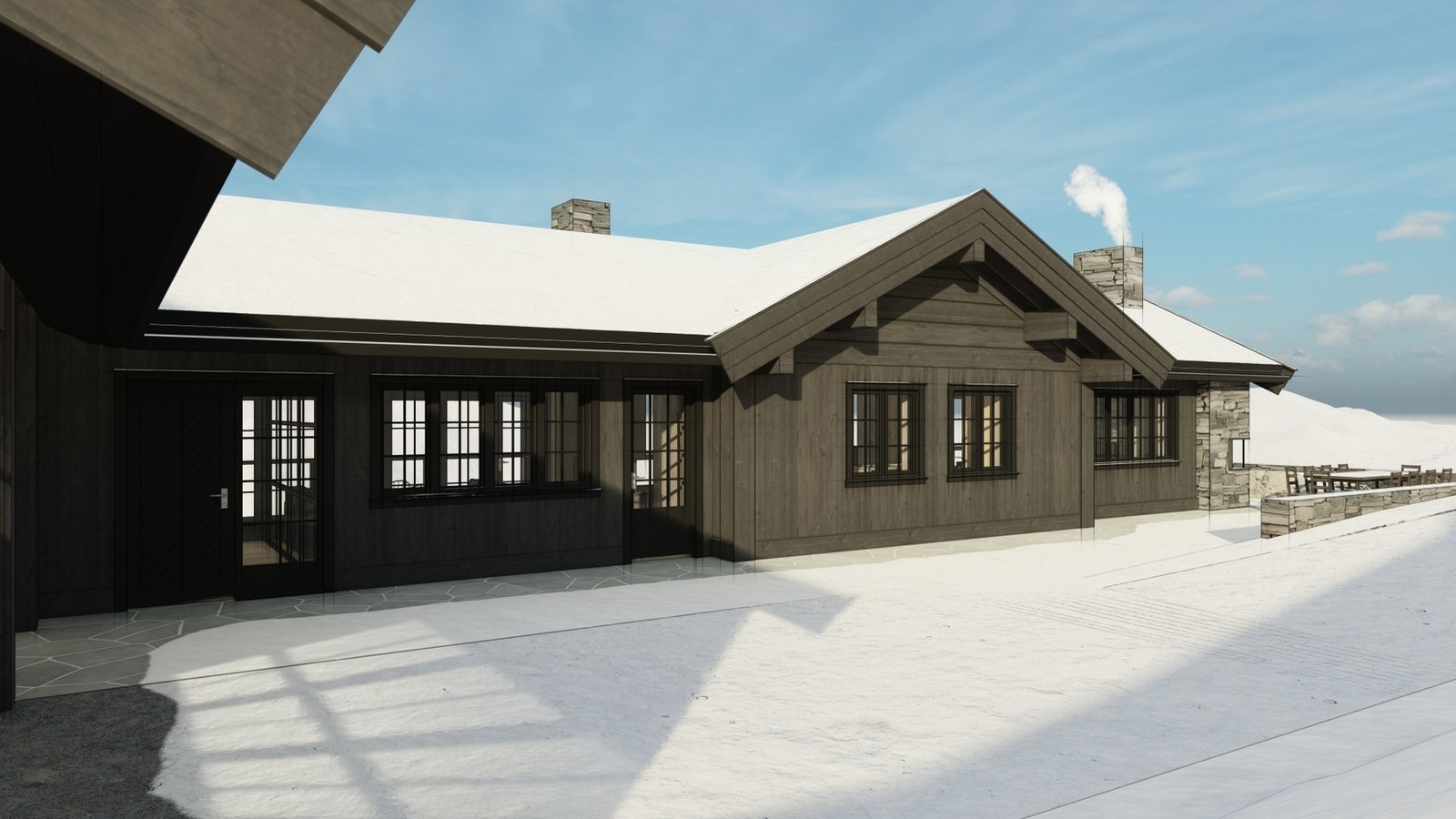 Godkjente tegninger av arkitekt Svein Gundersen Galleribilde