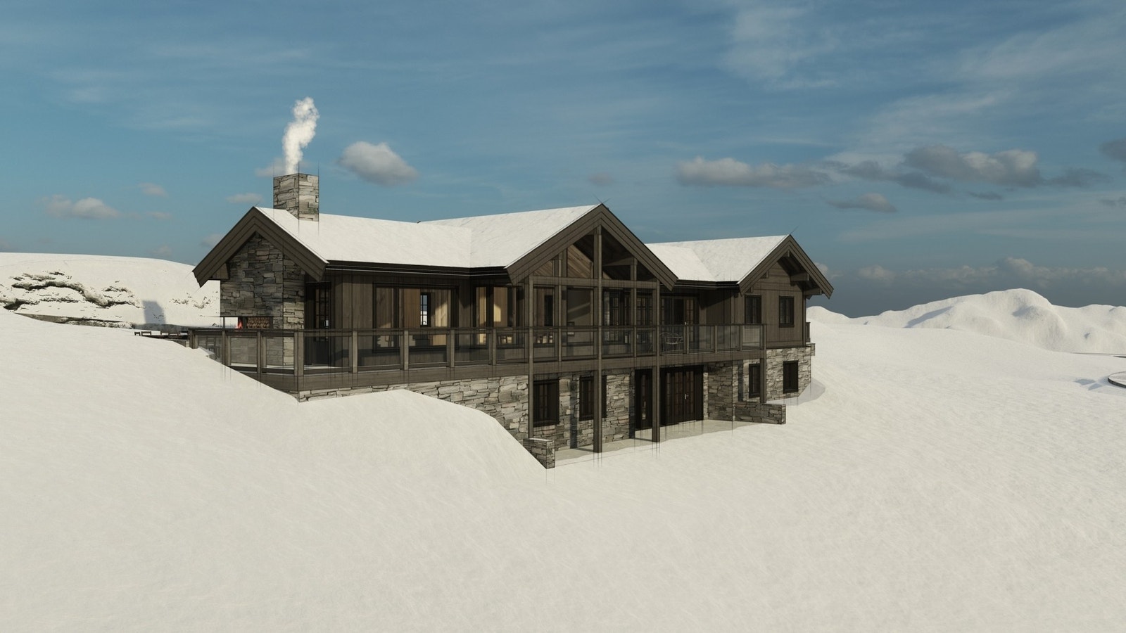 Godkjente tegninger av arkitekt Svein Gundersen Galleribilde