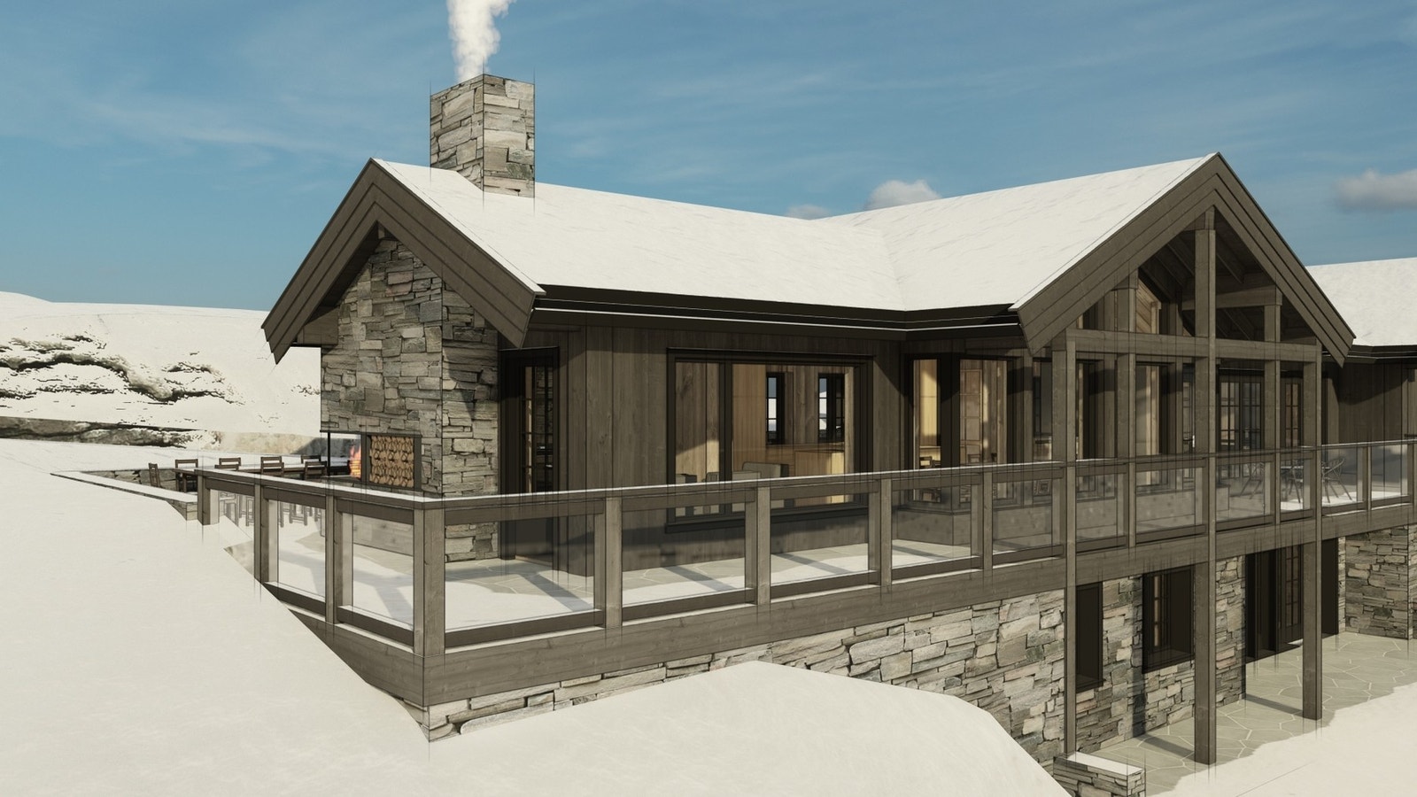 Godkjente tegninger av arkitekt Svein Gundersen Galleribilde