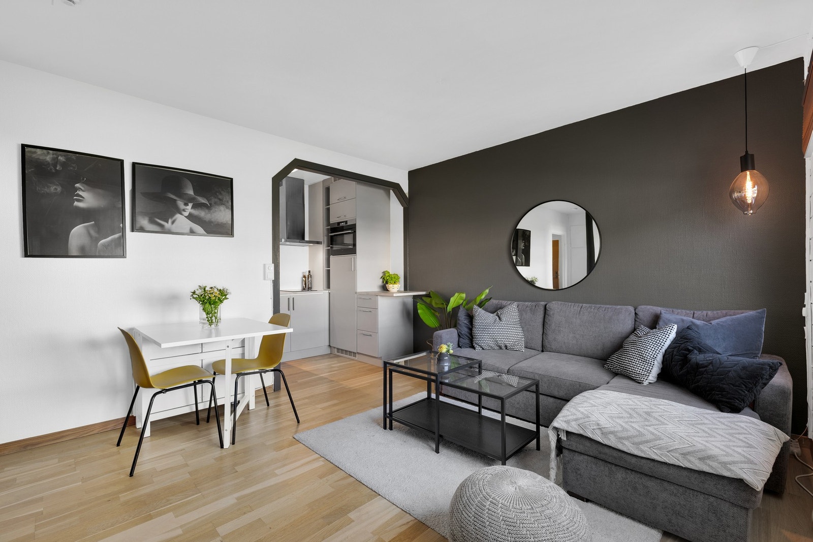 Leiligheten fremstår moderne. Galleribilde