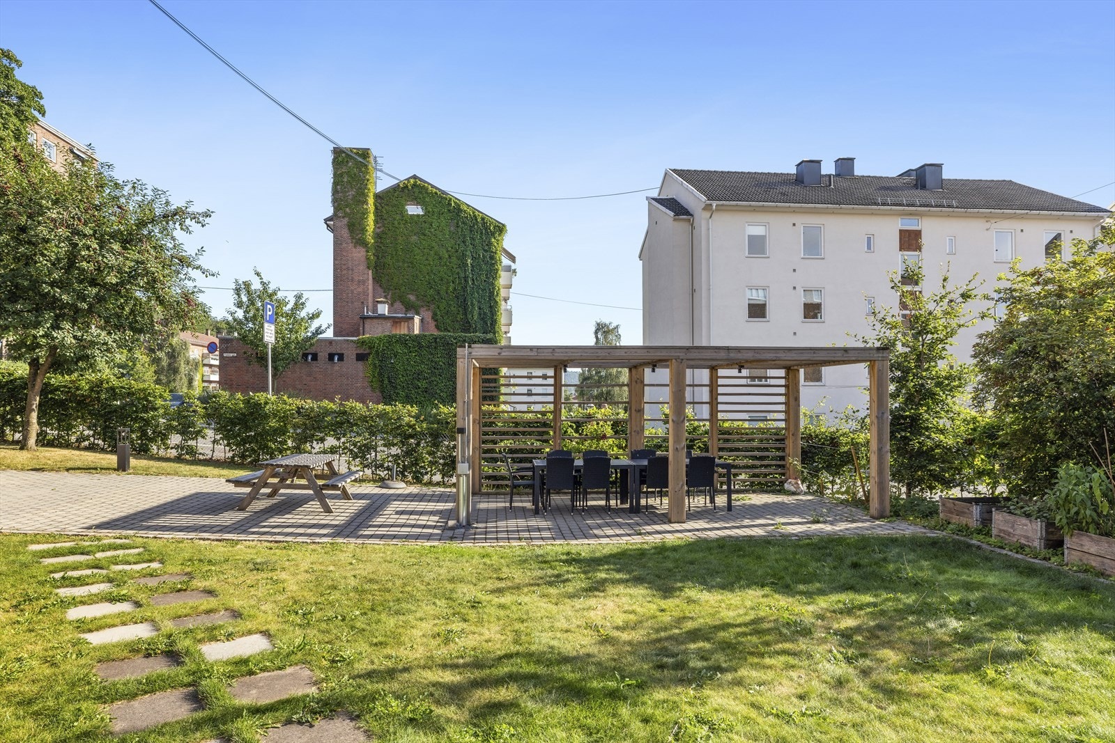 Pent opparbeidede fellesarealer Galleribilde