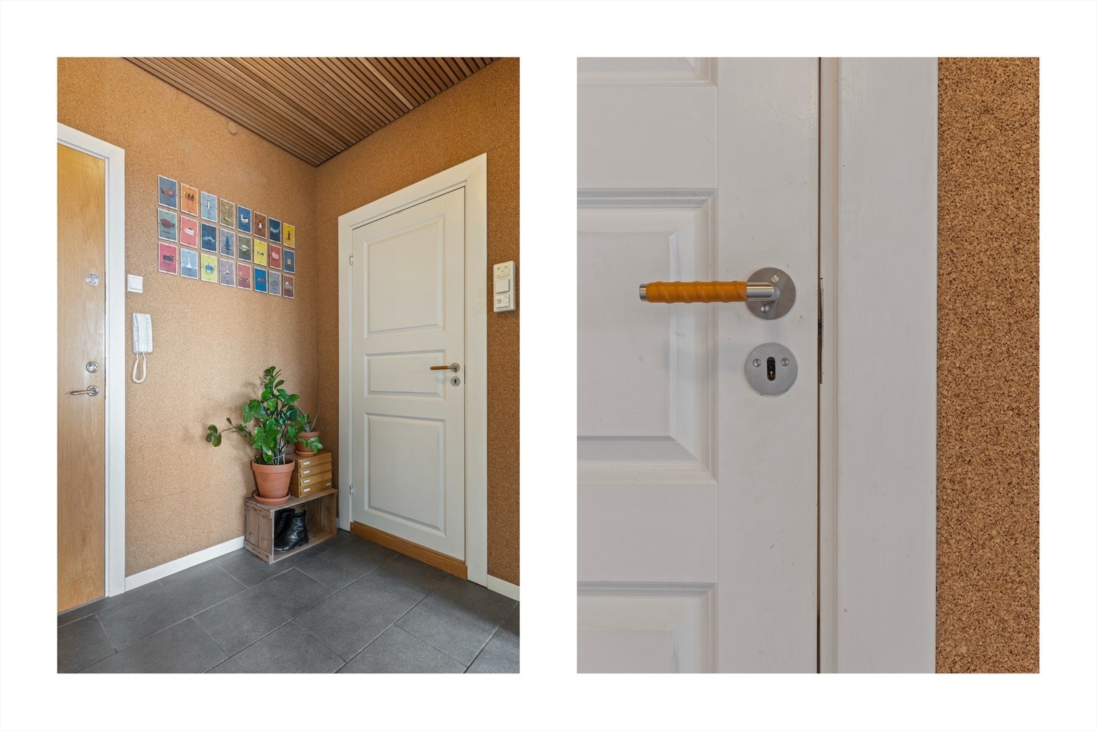 Automatsikringer med skap i felles trappegang. Ny innmat i elskap i 2019. Galleribilde