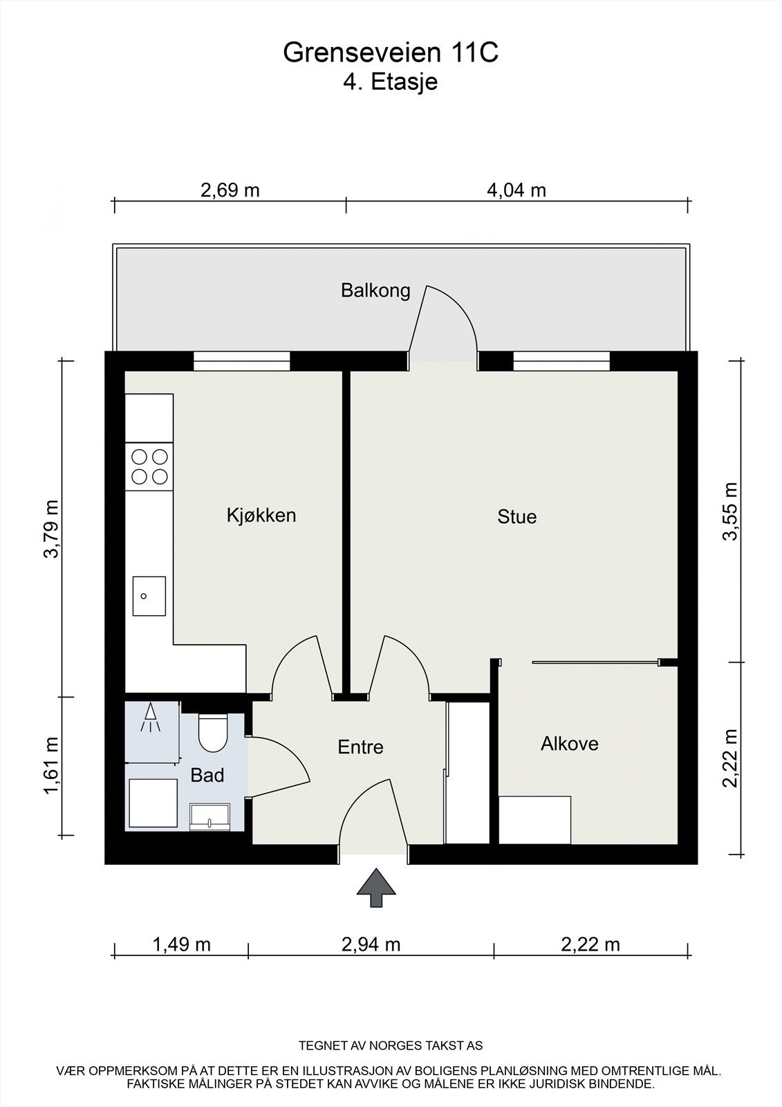 Plantegning Galleribilde