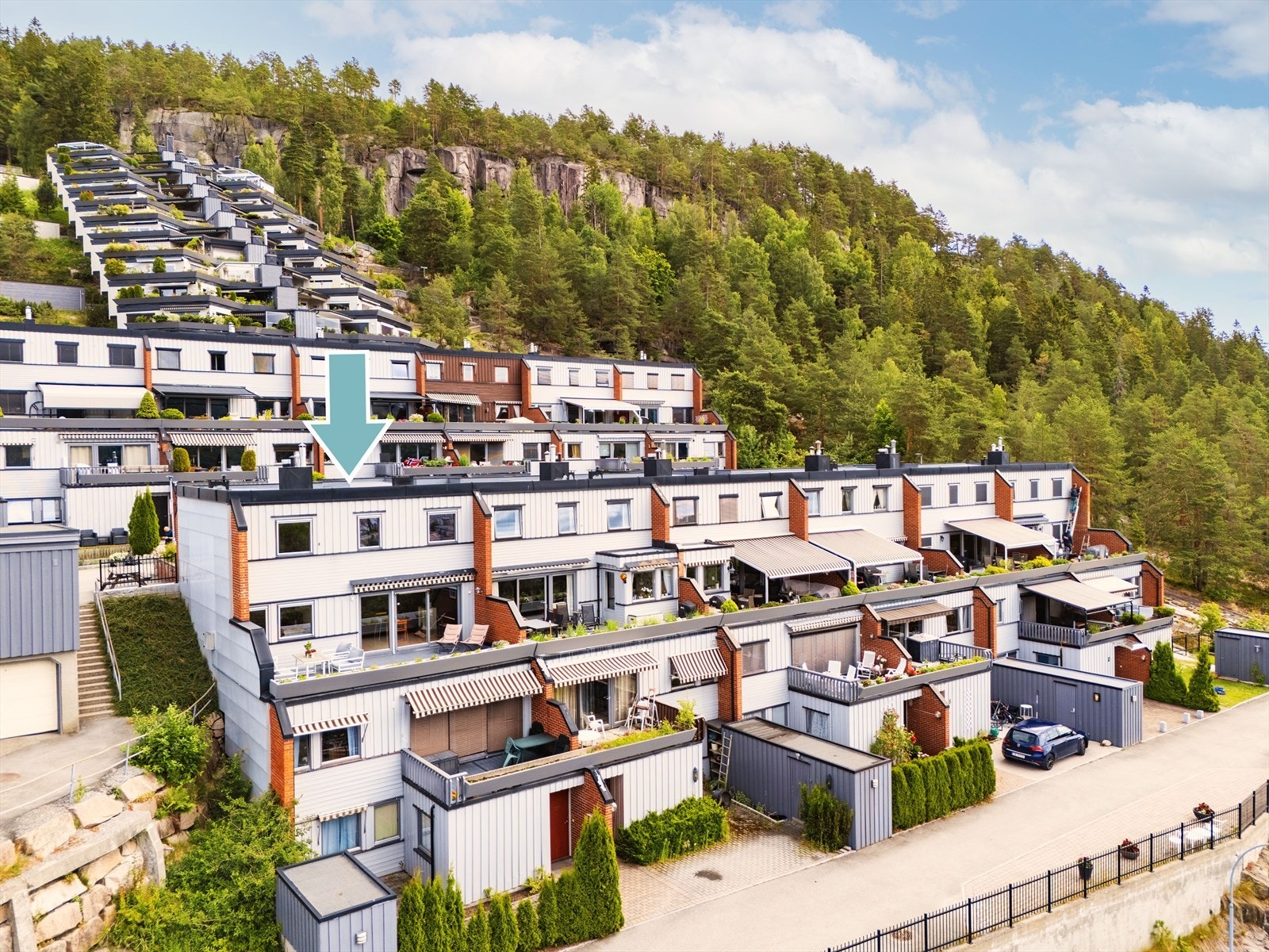 Flott beliggenhet på enden av rekka. Galleribilde