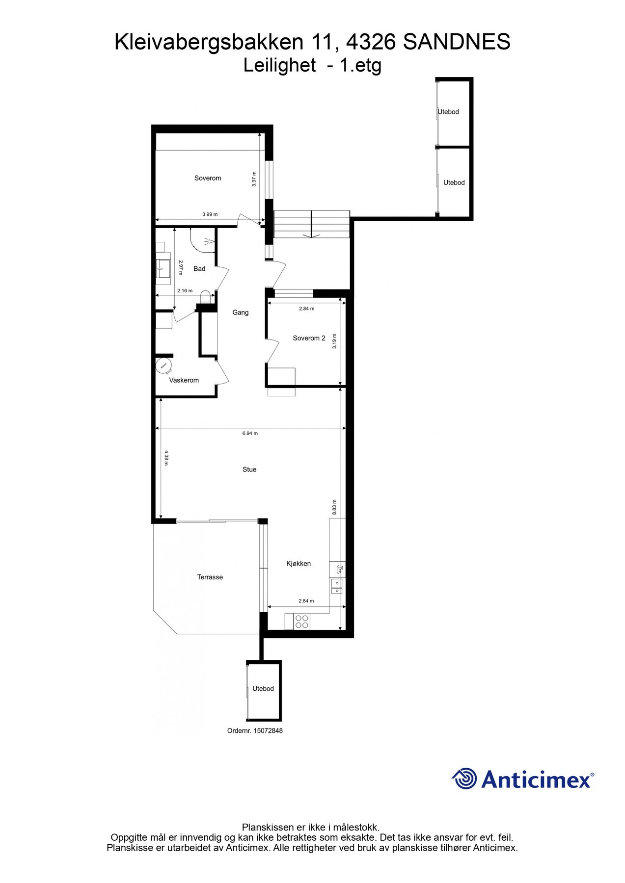 Plantegning Galleribilde