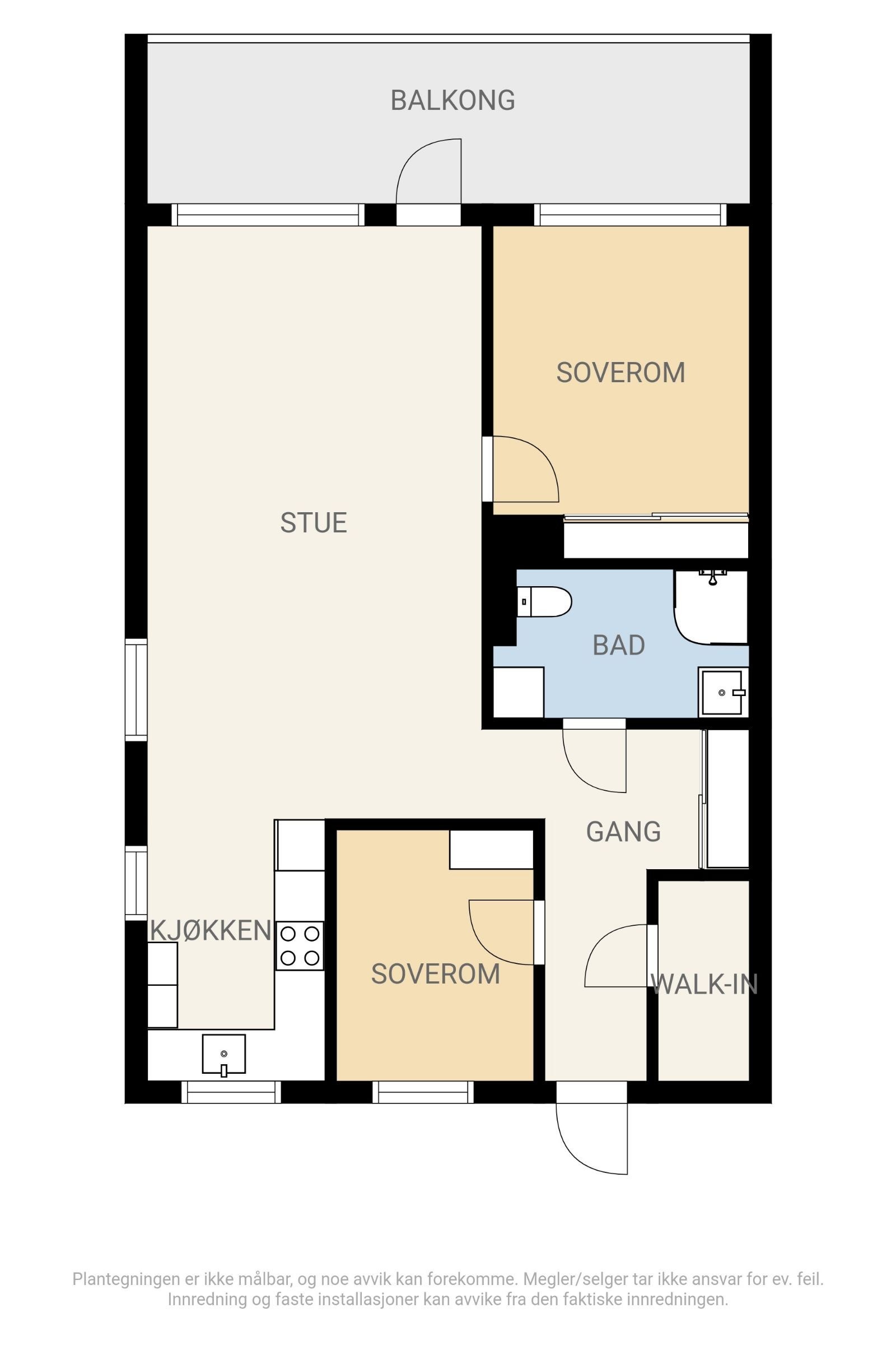 Plantegning Galleribilde