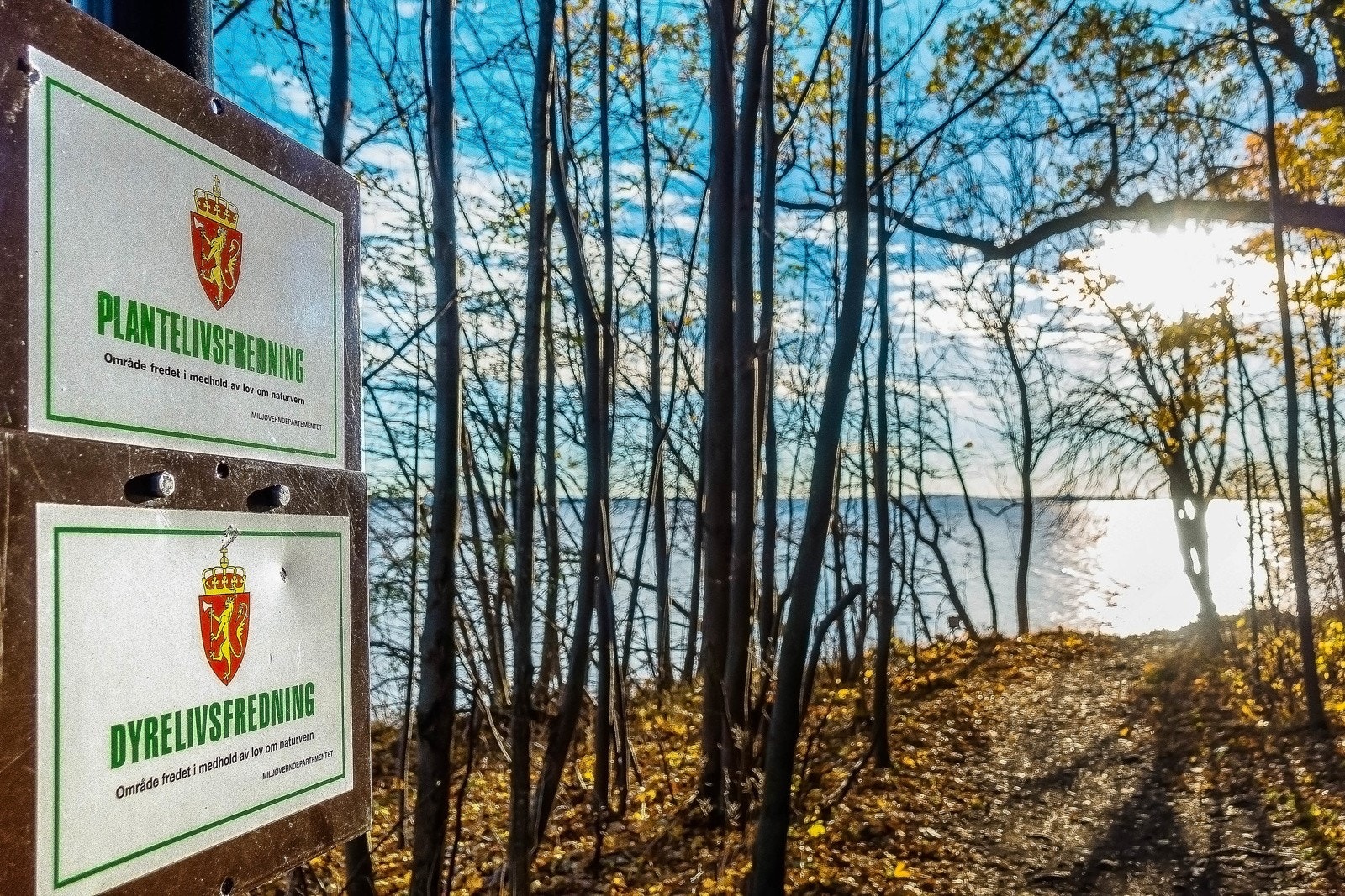 Karljohansvern byr på flotte turområder. Galleribilde