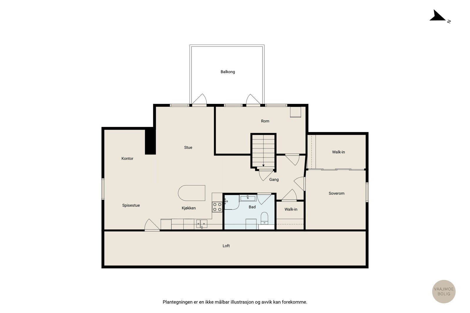 Gjør deg kjent med boligens planløsning Galleribilde