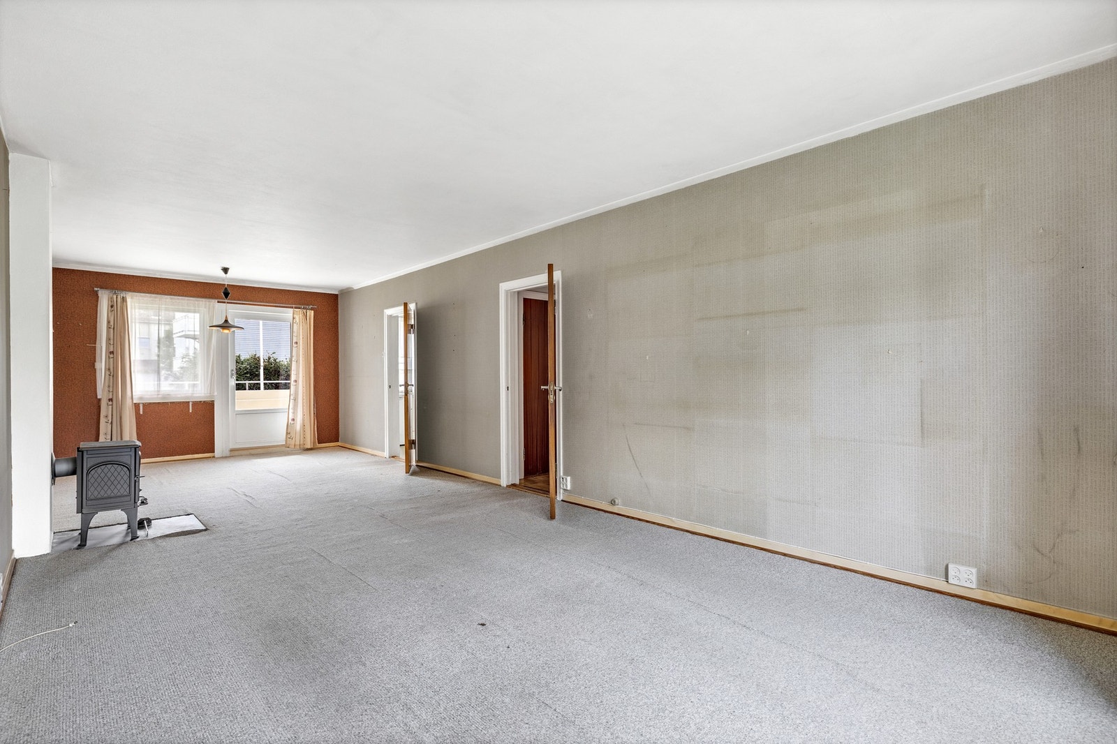 Den gode størrelse gir rom for etablering av ett ekstra soverom. Galleribilde