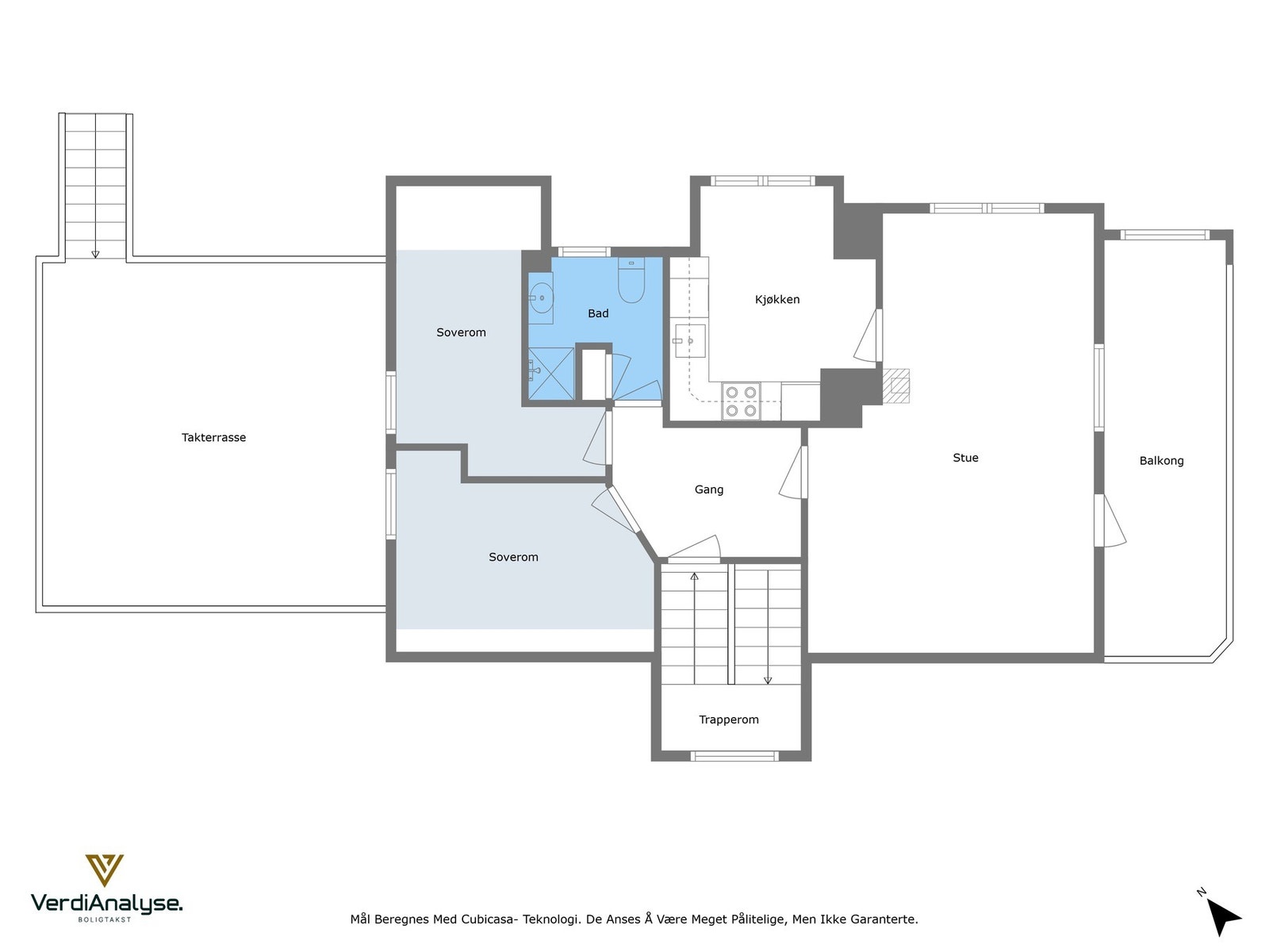 Planskisse loft Galleribilde