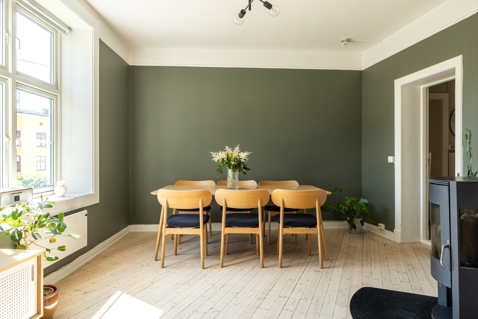 Originale tregulv som skaper et eget særpreg. Galleribilde