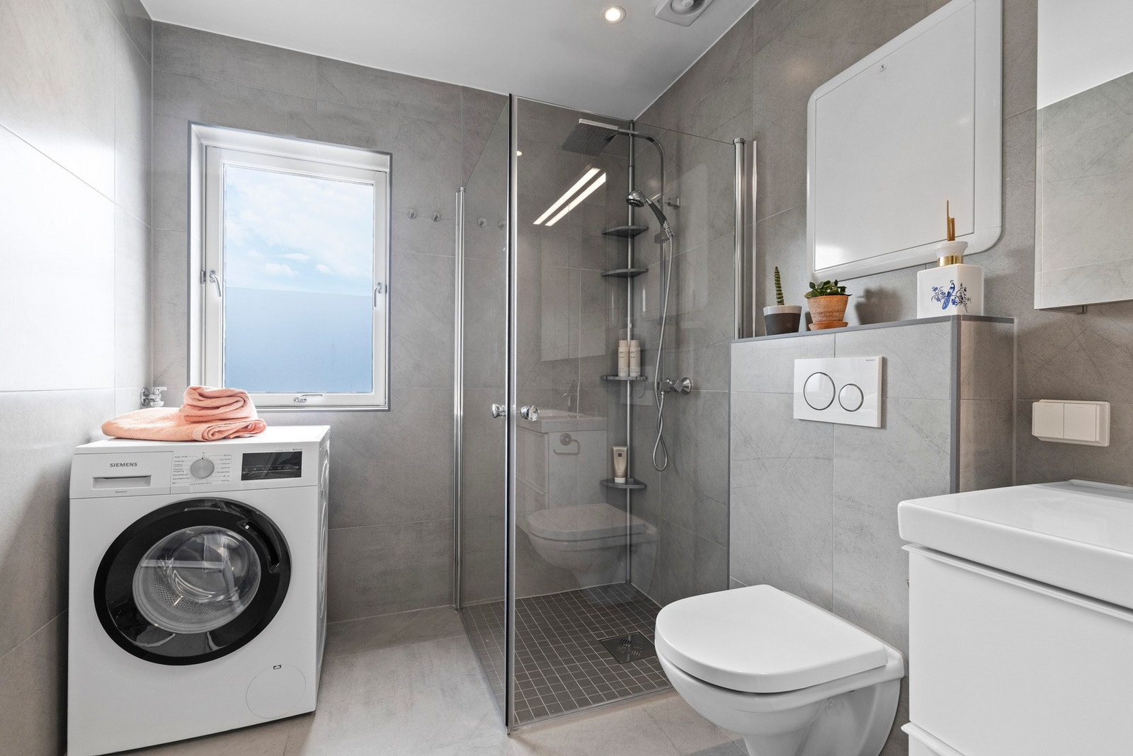 Det lekre badet ble pusset opp i 2020 Galleribilde