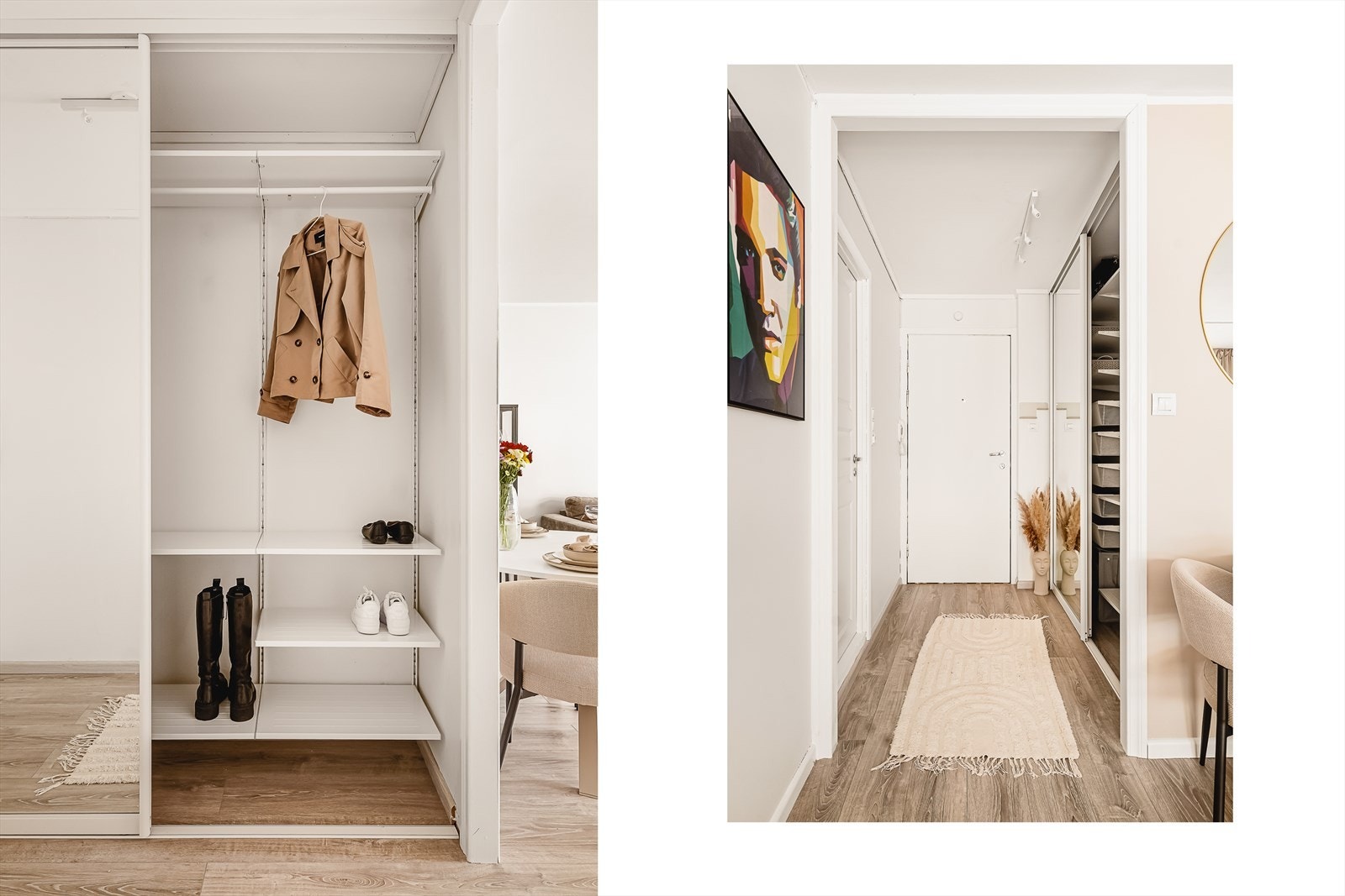 - Lys entré på 3,8 m² - Galleribilde
